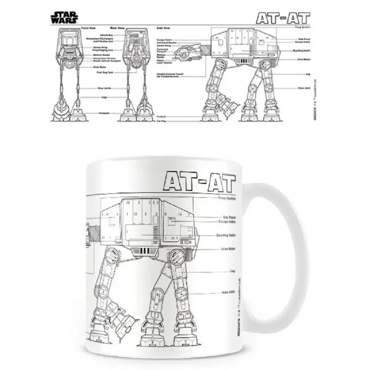 Star Wars AT-AT Sketch mug termékfotó