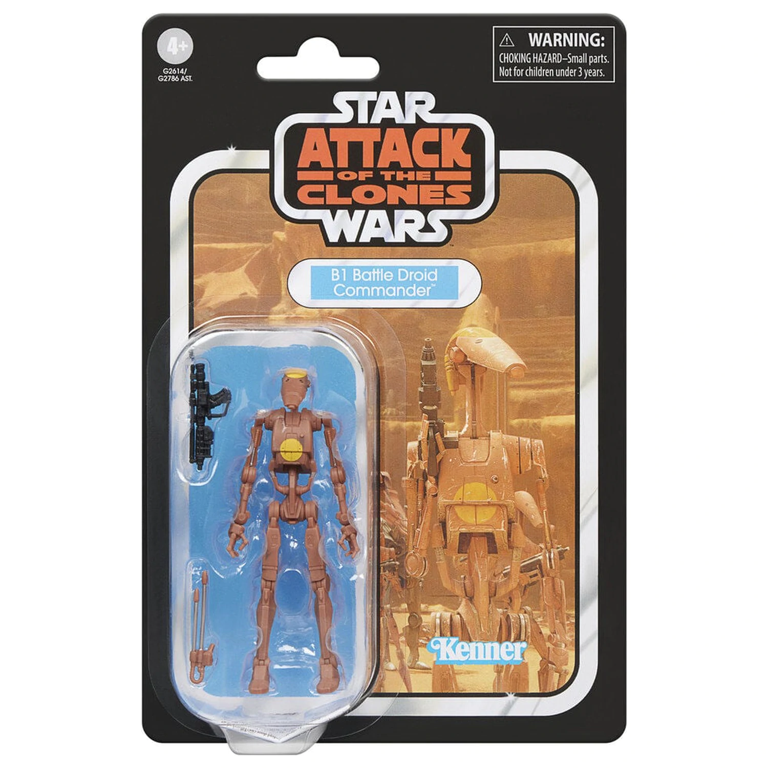 Star Wars Attack of the Clones B1 Battle Droid Commander  figure 9,5cm product photo