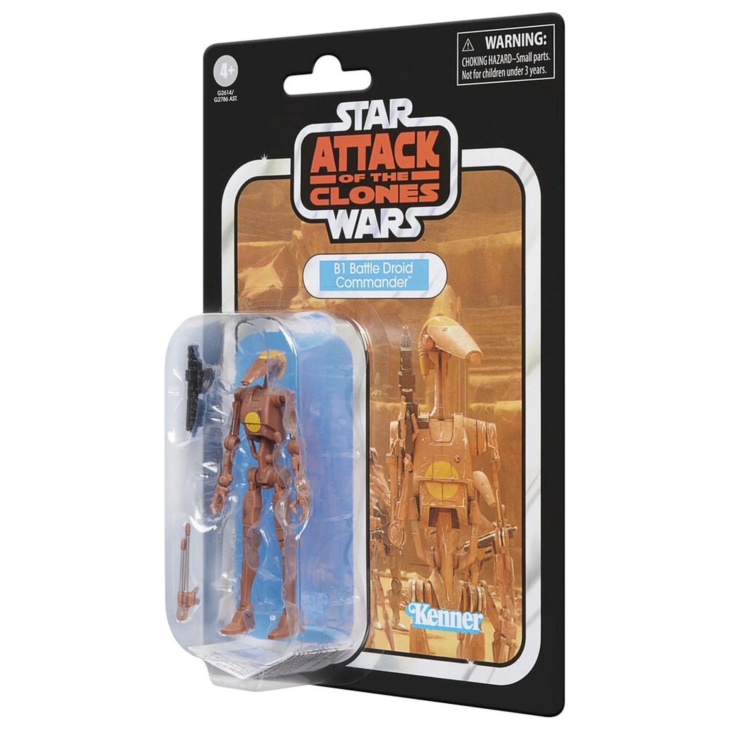 Star Wars Attack of the Clones B1 Battle Droid Commander  figure 9,5cm product photo