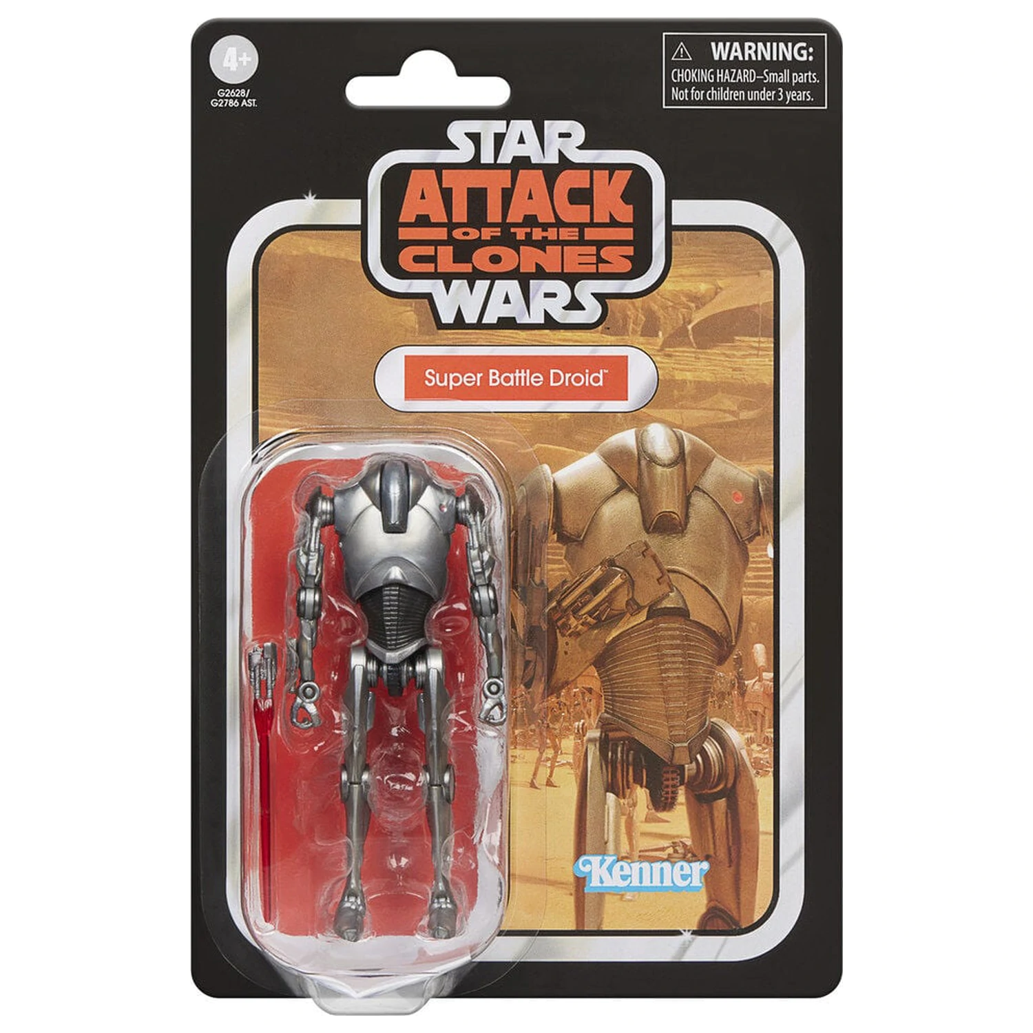 Star Wars Attack of the Clones Super Battle Droid figure 9,5cm product photo
