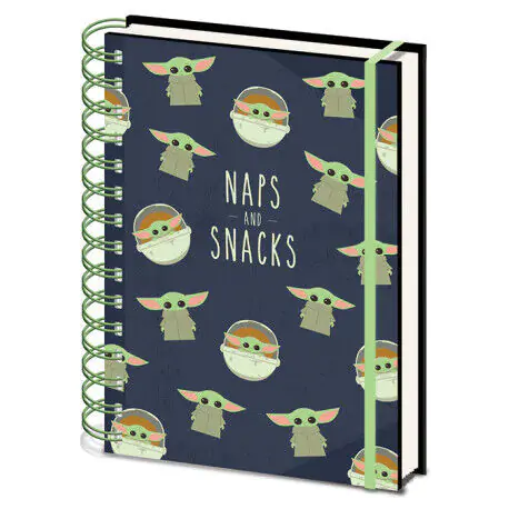 Star Wars Baby Yoda A5 notebook product photo