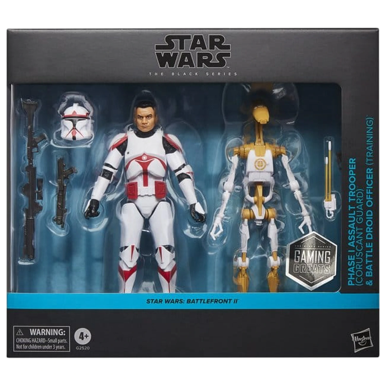 Star Wars: Battlefront II Black Series Action Figure 2-Pack Phase I Assault Trooper & Battle Droid Officer 15 cm product photo