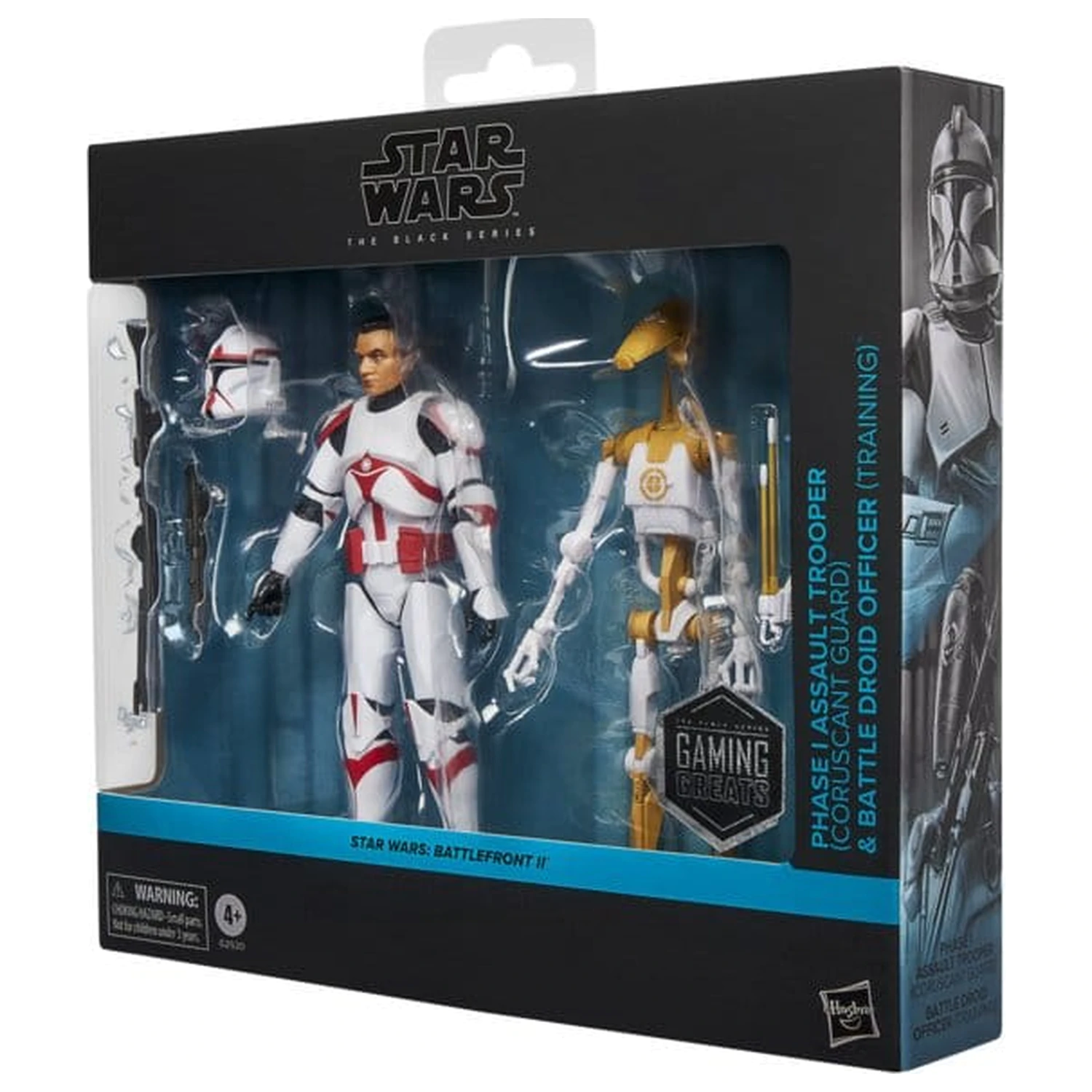 Star Wars: Battlefront II Black Series Action Figure 2-Pack Phase I Assault Trooper & Battle Droid Officer 15 cm product photo