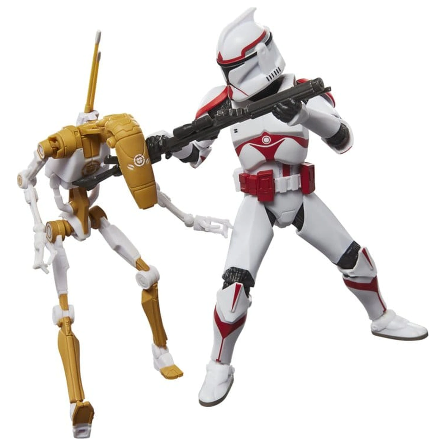 Star Wars: Battlefront II Black Series Action Figure 2-Pack Phase I Assault Trooper & Battle Droid Officer 15 cm product photo