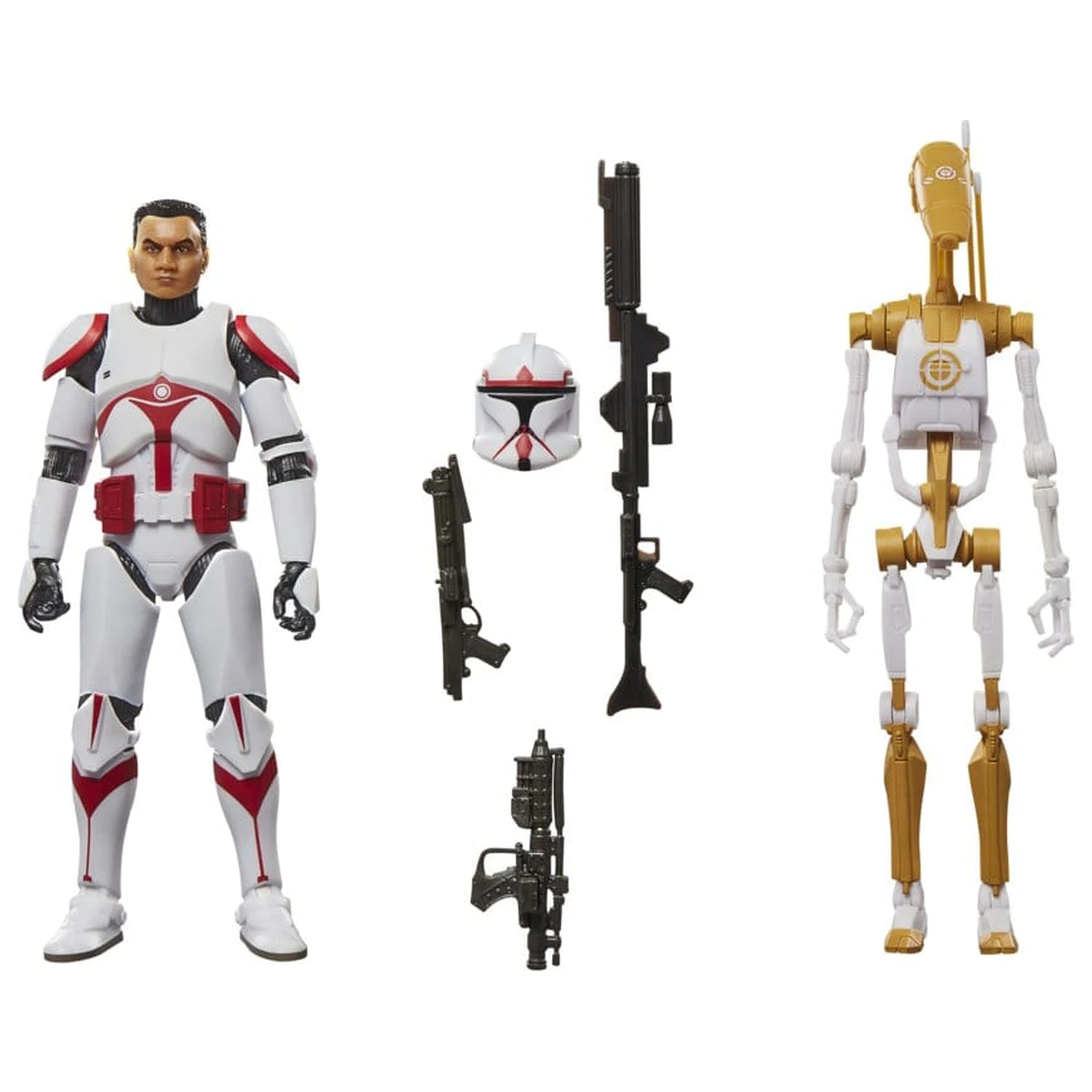 Star Wars: Battlefront II Black Series Action Figure 2-Pack Phase I Assault Trooper & Battle Droid Officer 15 cm product photo
