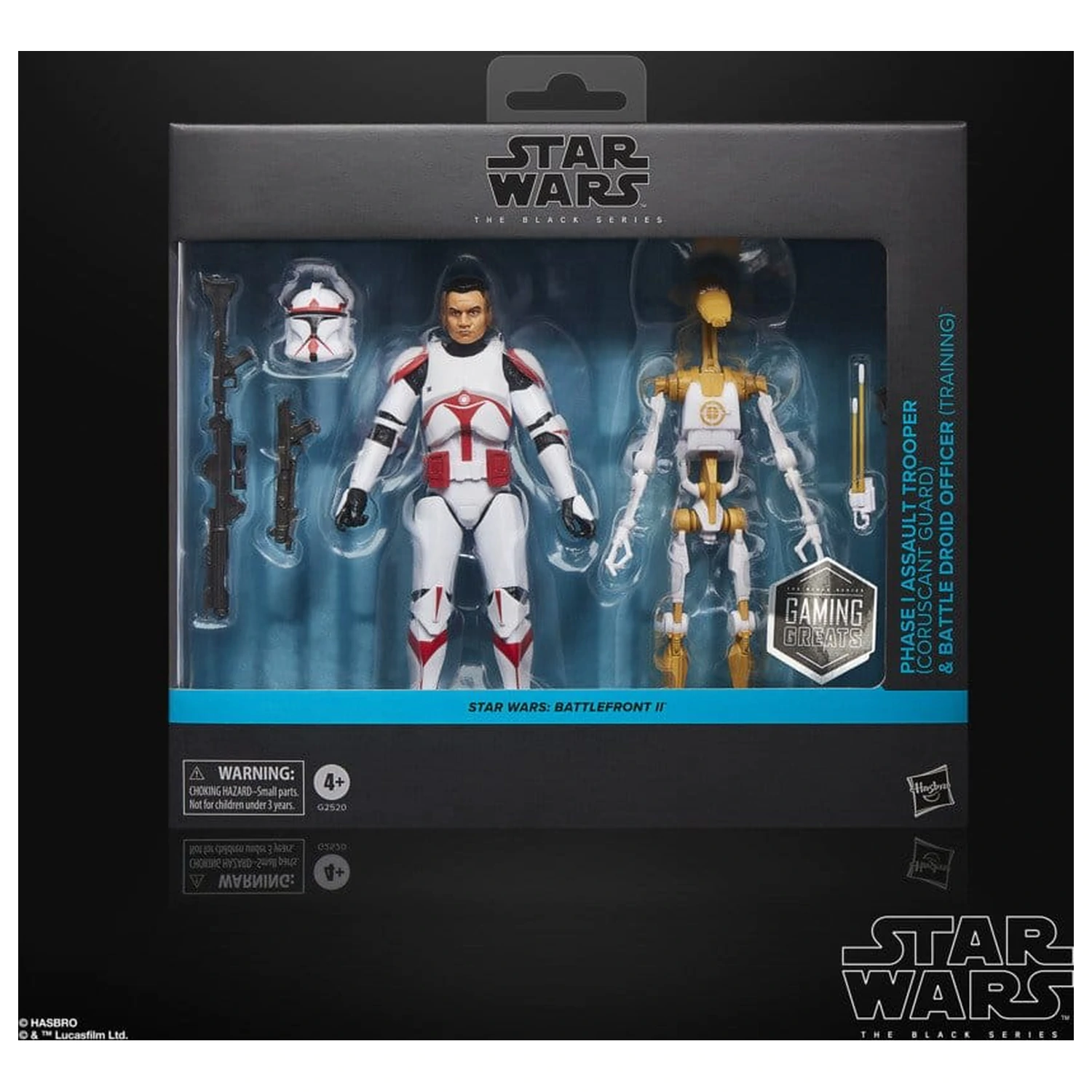 Star Wars: Battlefront II Black Series Action Figure 2-Pack Phase I Assault Trooper & Battle Droid Officer 15 cm product photo