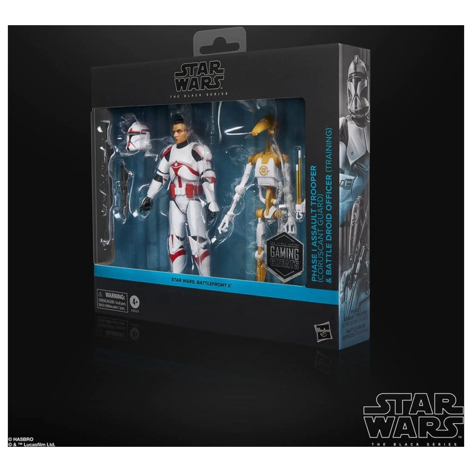 Star Wars: Battlefront II Black Series Action Figure 2-Pack Phase I Assault Trooper & Battle Droid Officer 15 cm product photo