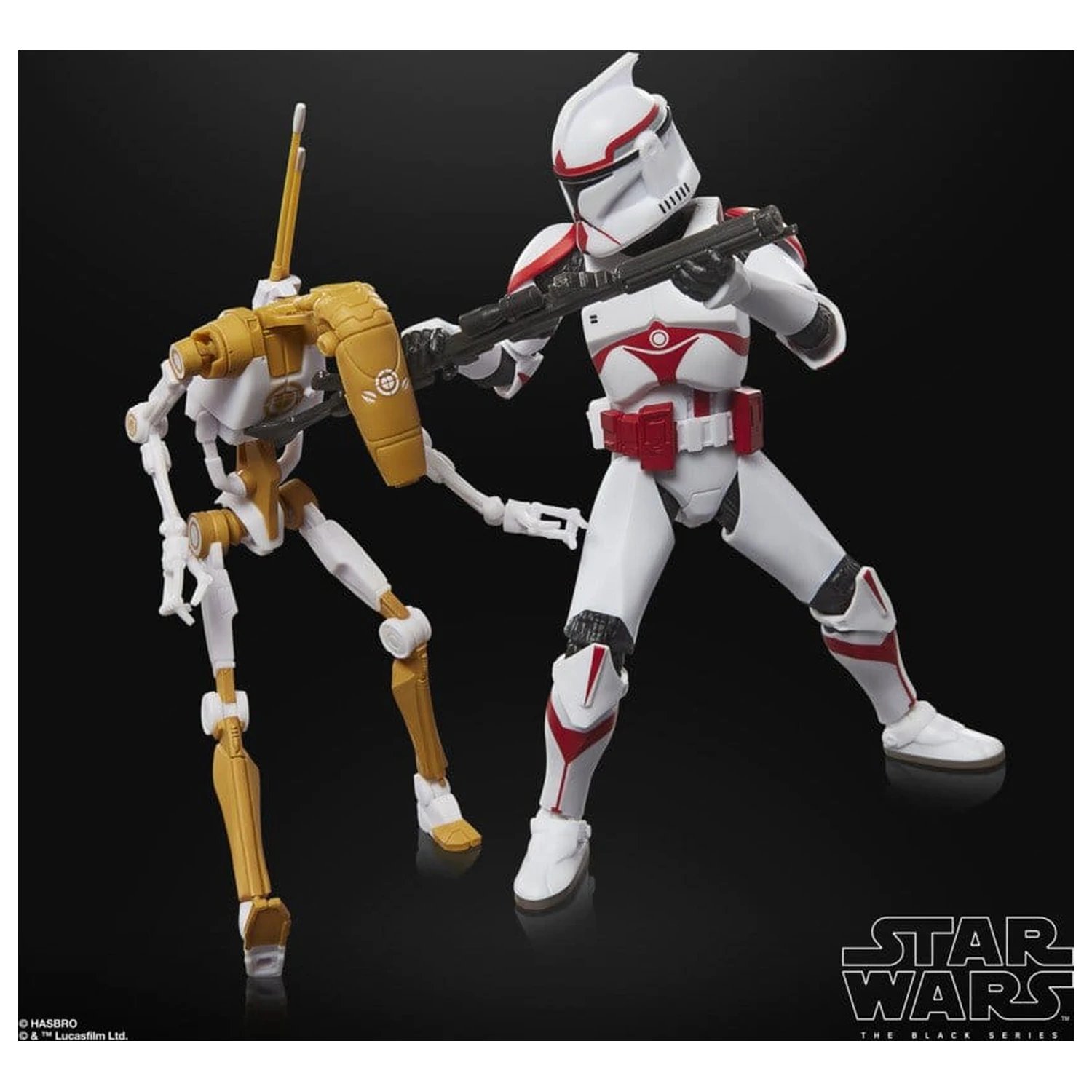 Star Wars: Battlefront II Black Series Action Figure 2-Pack Phase I Assault Trooper & Battle Droid Officer 15 cm product photo