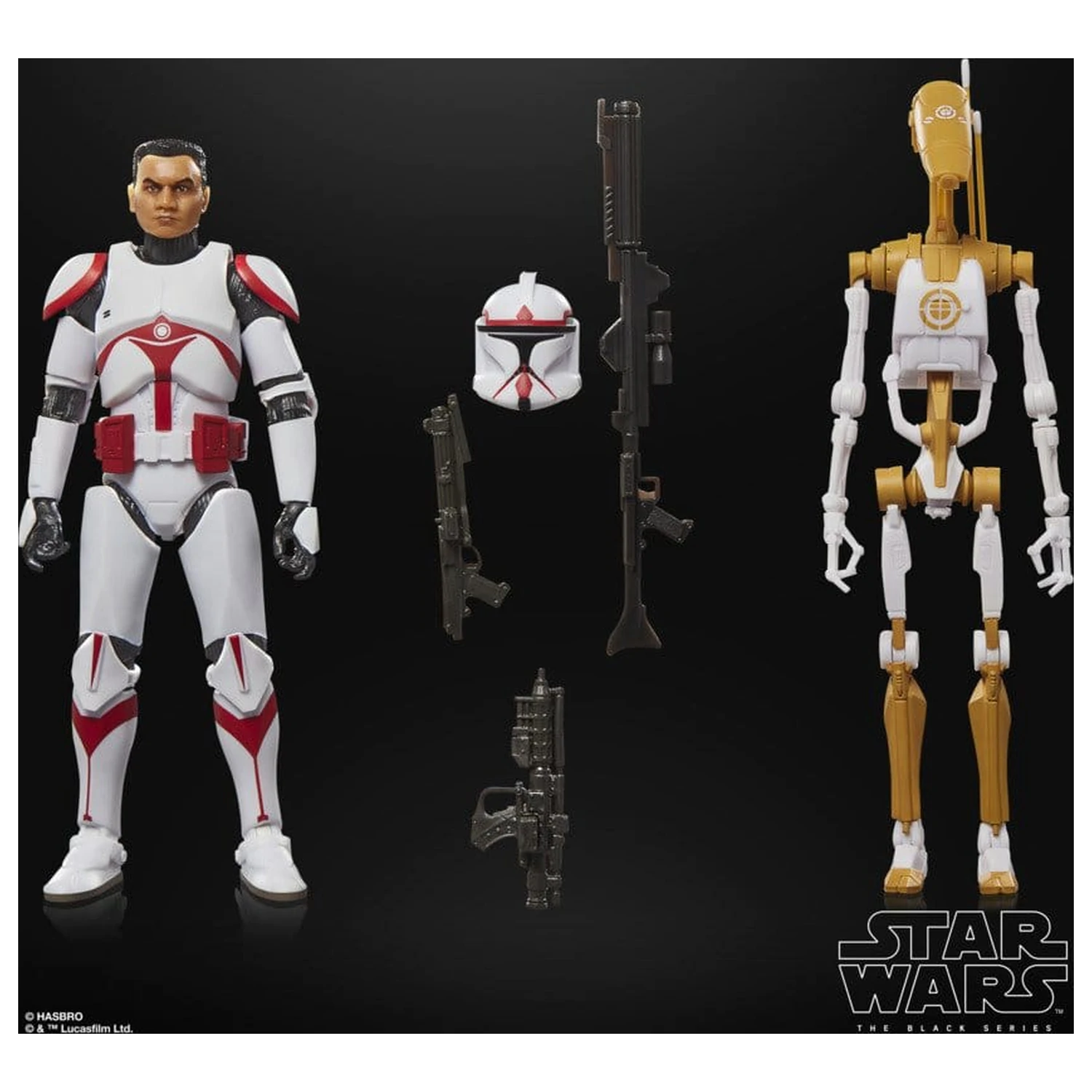 Star Wars: Battlefront II Black Series Action Figure 2-Pack Phase I Assault Trooper & Battle Droid Officer 15 cm product photo