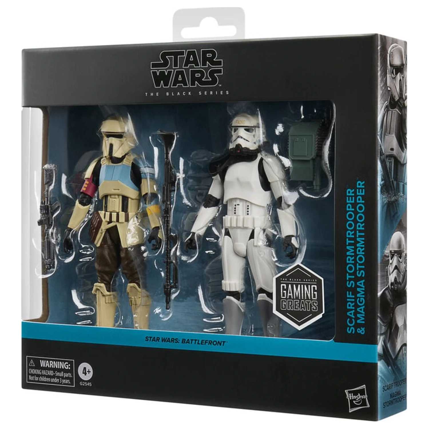 Star Wars Battlefront Scarif Stormtrooper & Magma Stormtrooper pack 2 figures 15cm product photo