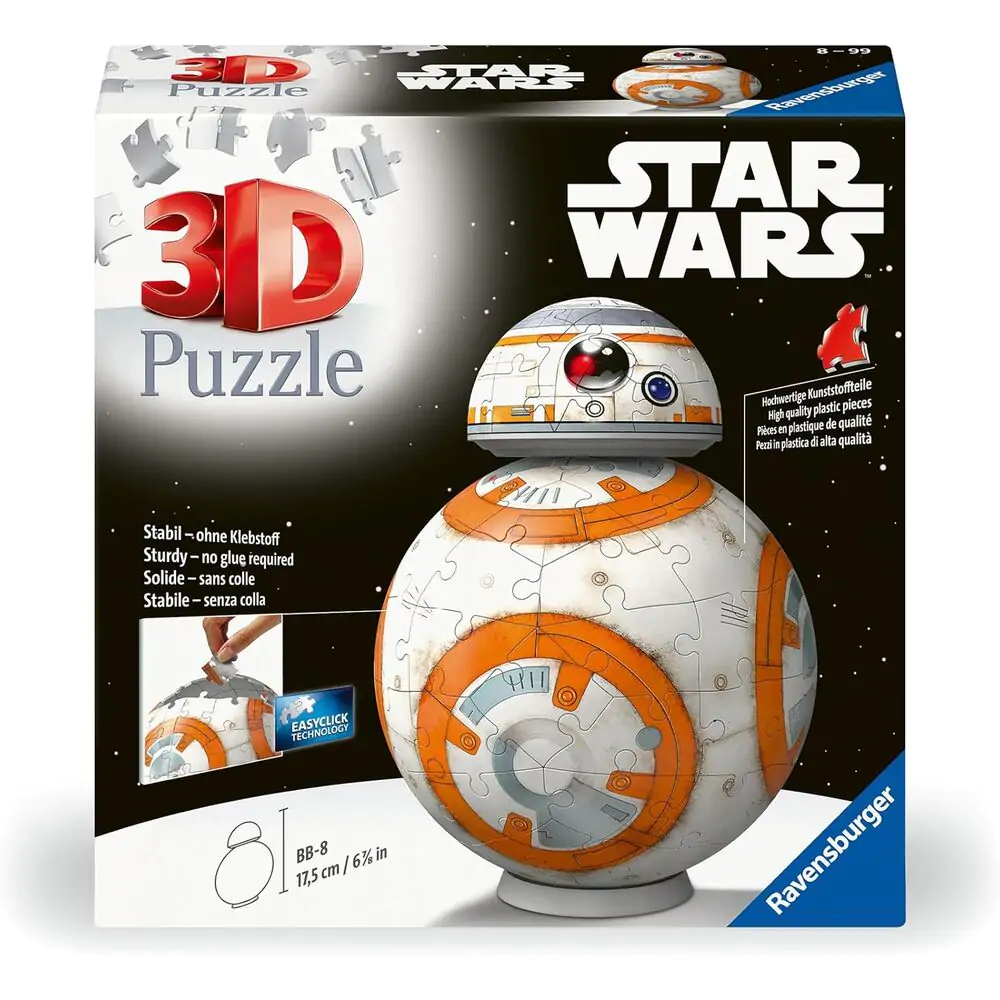 Star Wars 3D Puzzle BB-8 (99 Pieces) product photo