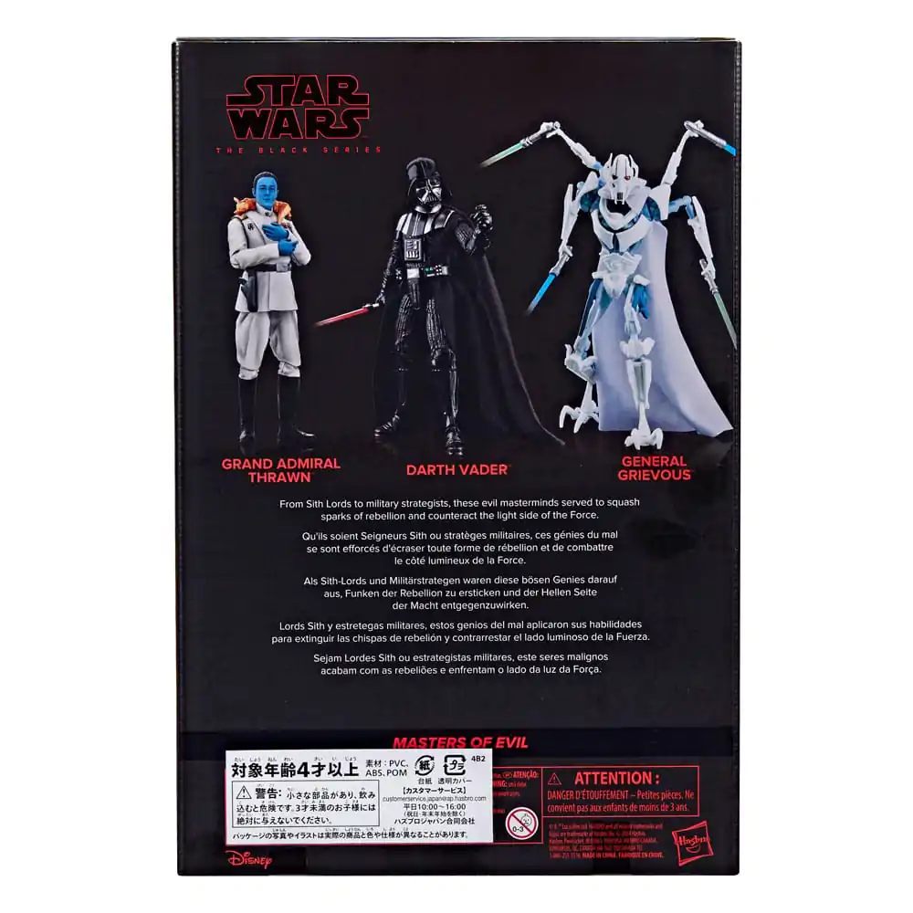 Star Wars Black Series Action Figure 3-Pack Masters of Evil 15 cm product photo
