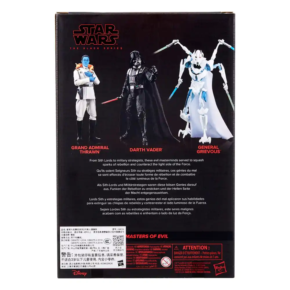 Star Wars Black Series Action Figure 3-Pack Masters of Evil 15 cm product photo