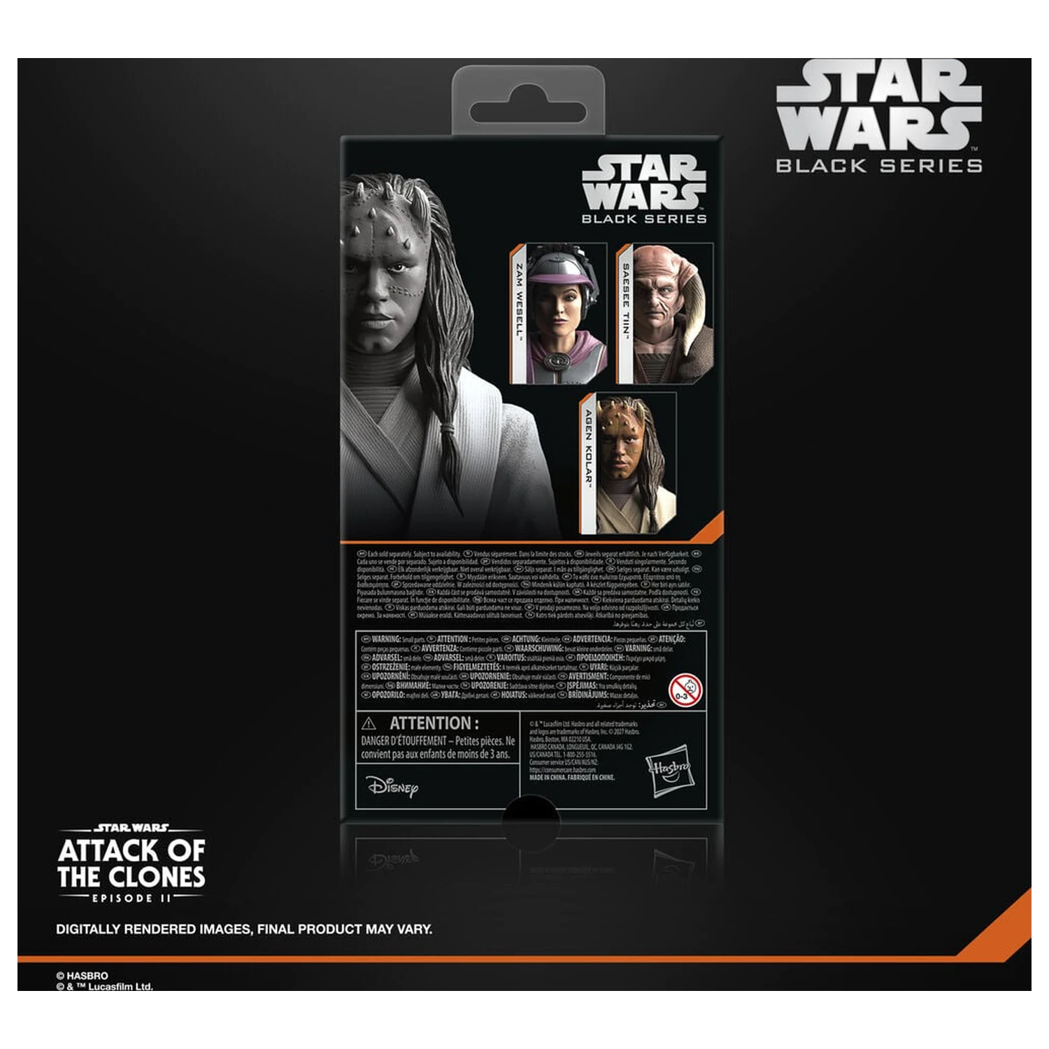 Star Wars Black Series Attack Of The Clones Agen Kolar figure 15cm product photo