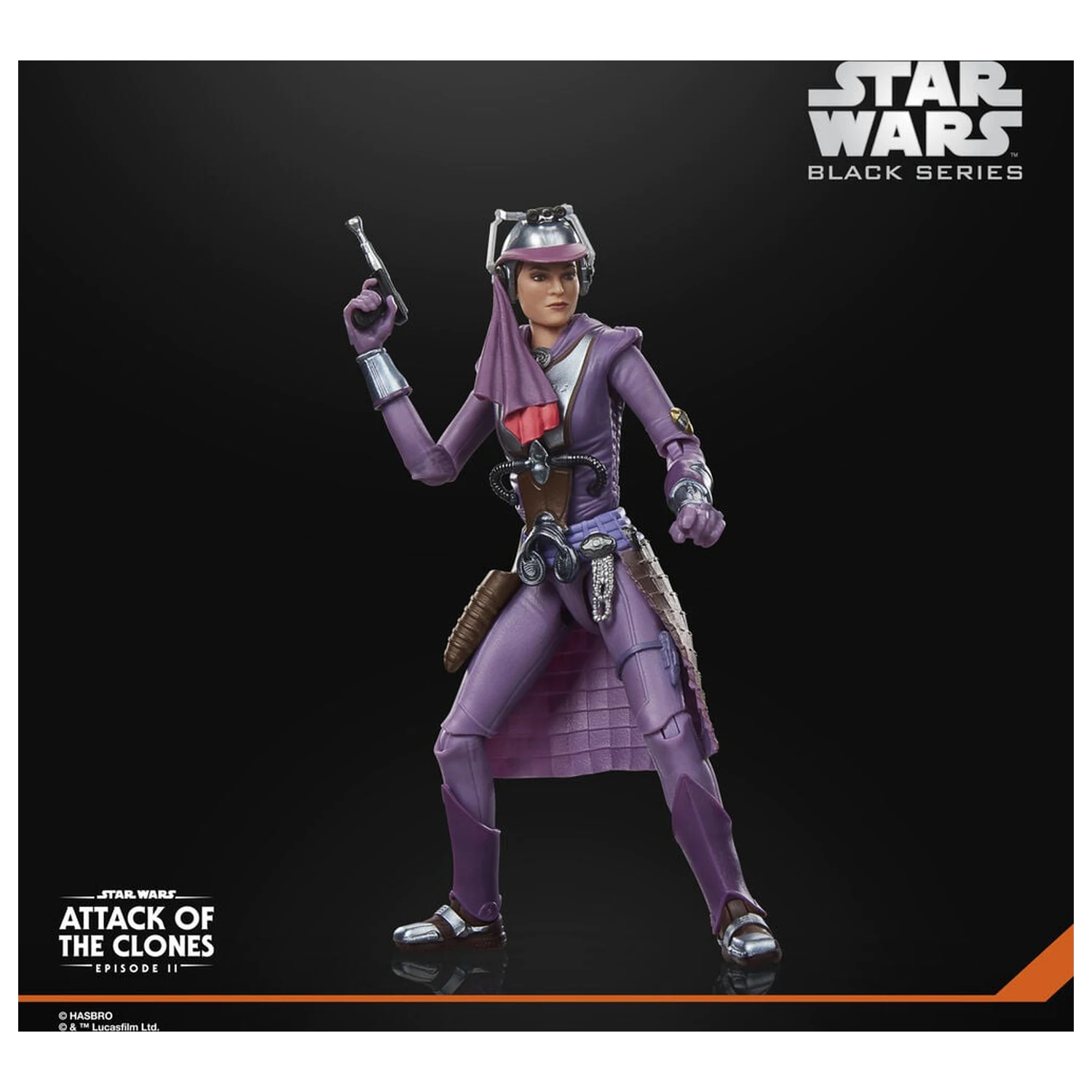 Star Wars Black Series Attack Of The Clones Zam Wesell figure 15cm product photo