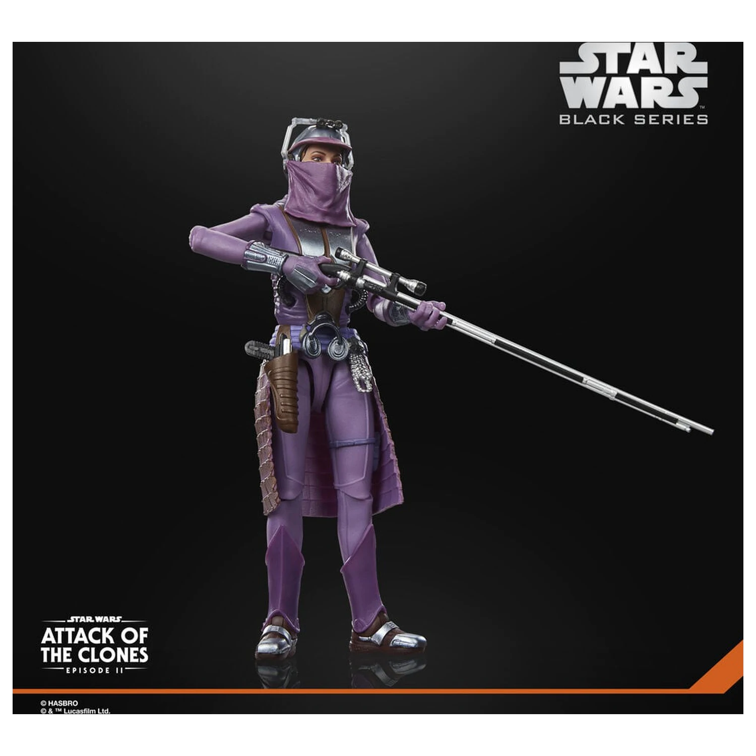 Star Wars Black Series Attack Of The Clones Zam Wesell figure 15cm product photo