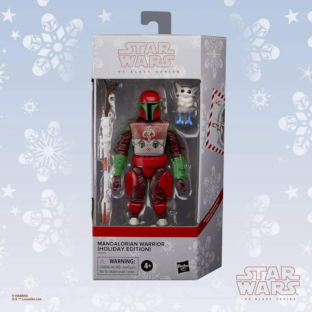 Star Wars Black Series Action Figure Mandalorian Warrior (Holiday Edition) 15 cm product photo