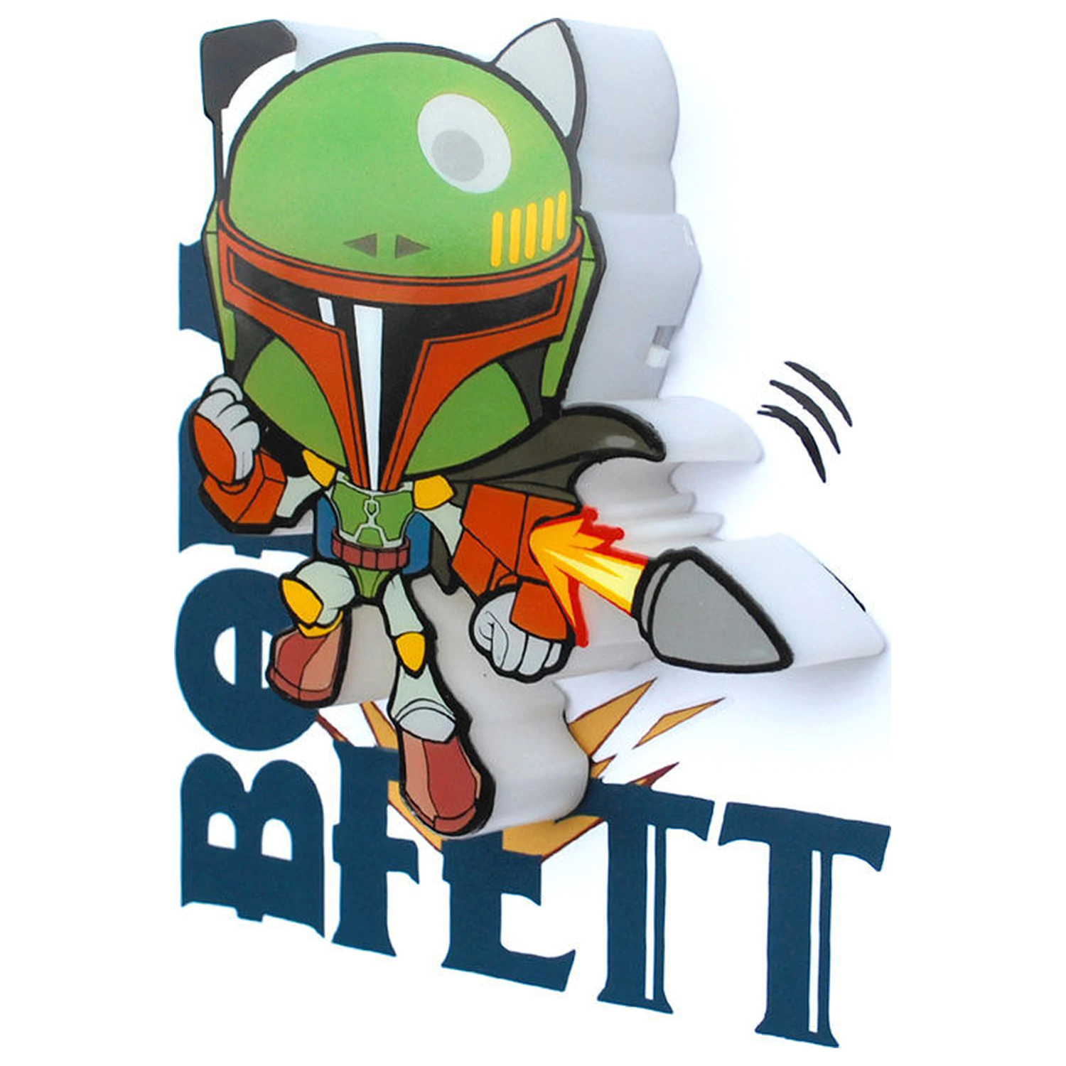 Star Wars Boba Fett 3D Light FX mini lamp product photo