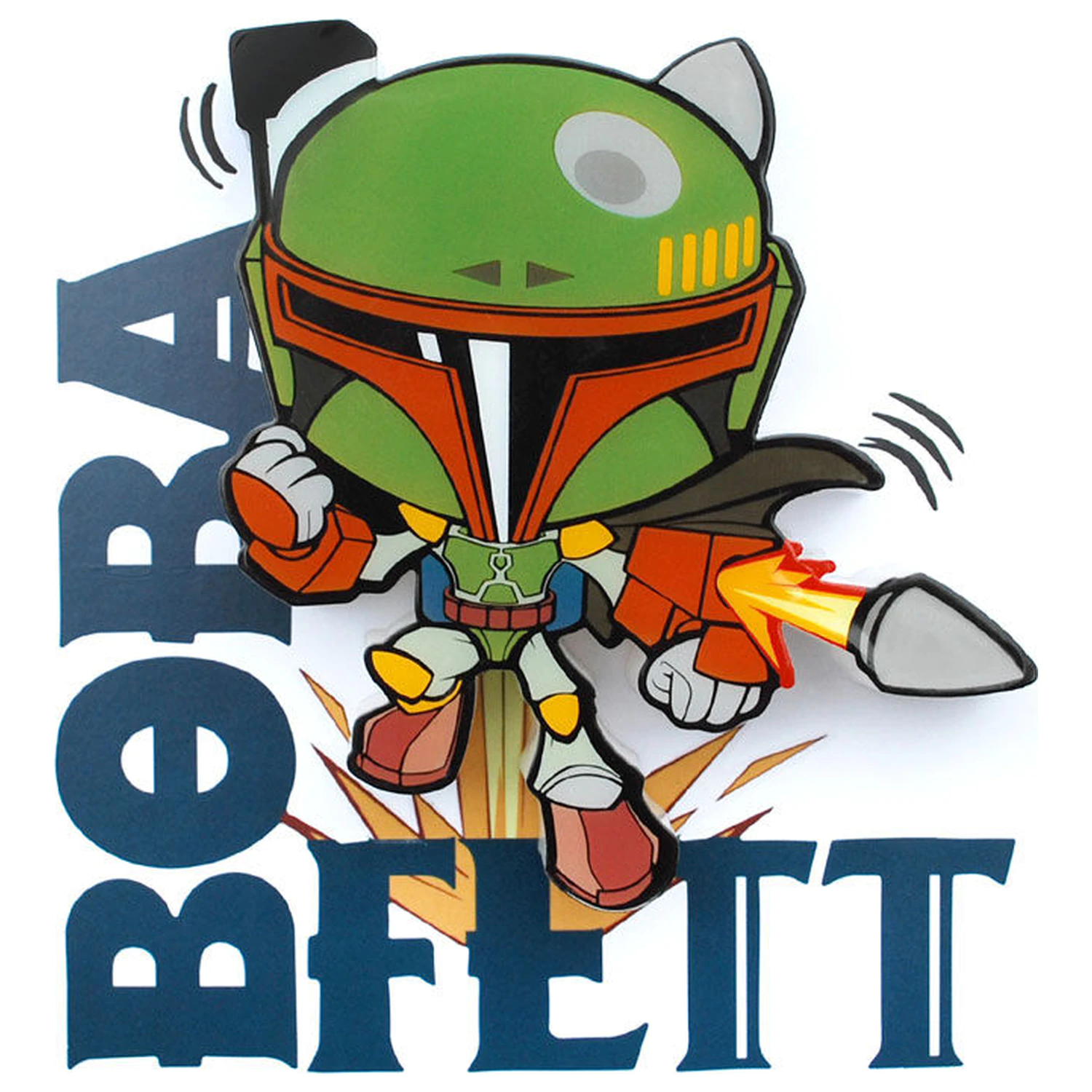 Star Wars Boba Fett 3D Light FX mini lamp product photo