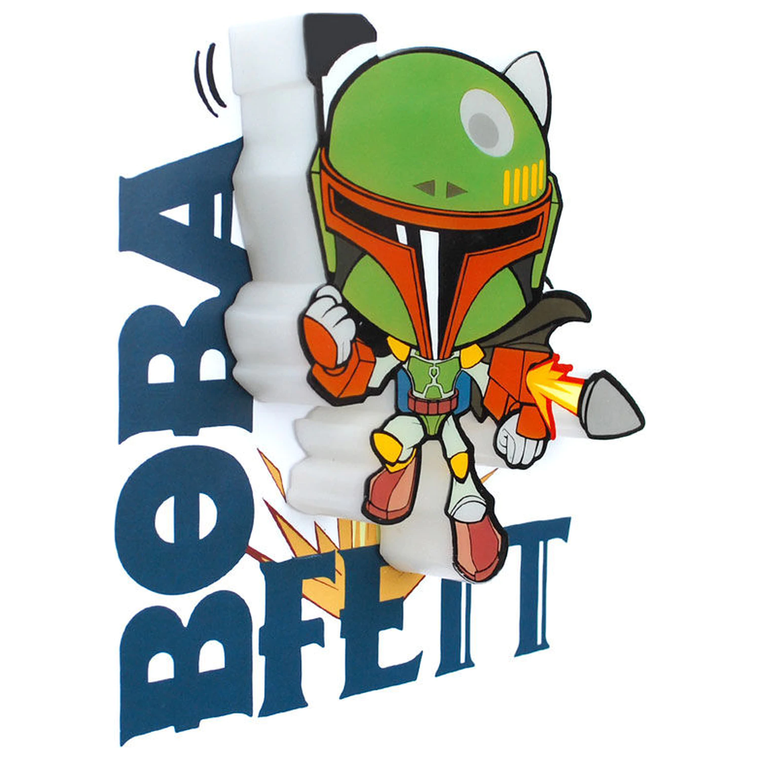 Star Wars Boba Fett 3D Light FX mini lamp product photo