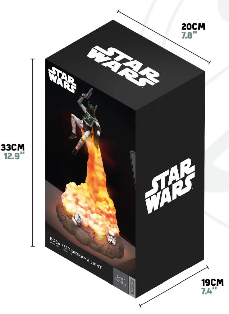 Star Wars: Boba Fett Diorama Light 31 cm product photo