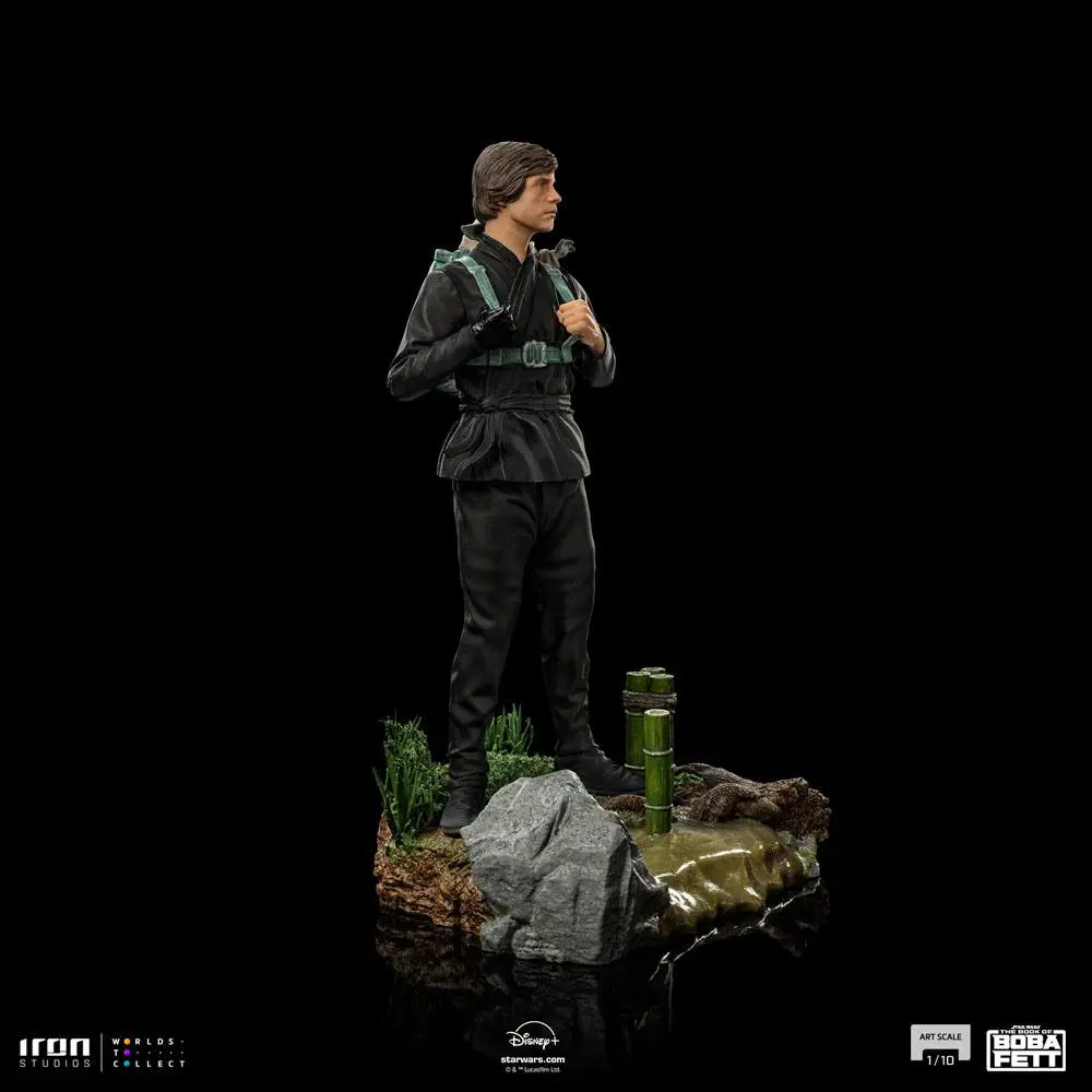 Star Wars Book of Boba Fett Art Scale Statue 1/10 Luke Skywalker & Grogu Training 20 cm product photo