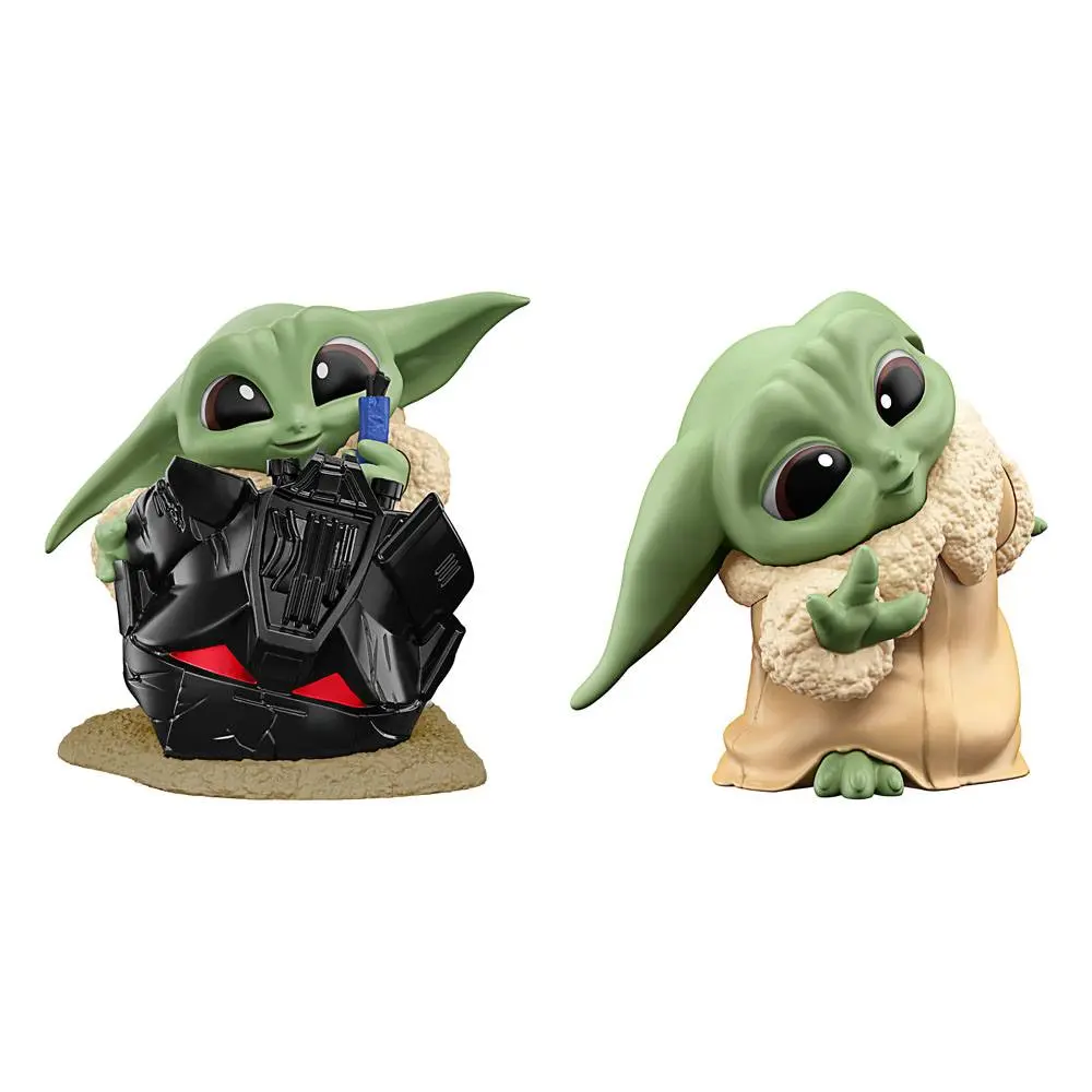 Star Wars Bounty Collection Figure 2-Pack Grogu Helmet Hijinks &amp; Peek-A-Boo 6 cm product photo