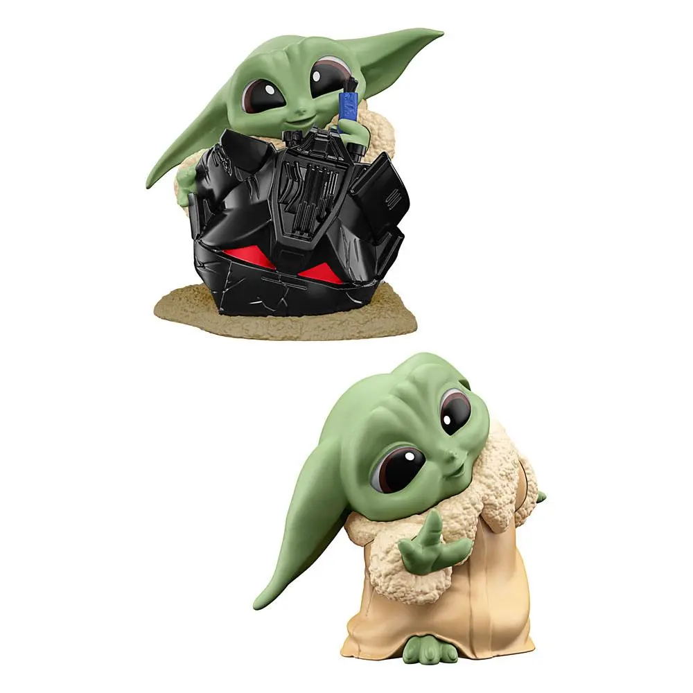 Star Wars Bounty Collection Figure 2-Pack Grogu Helmet Hijinks &amp; Peek-A-Boo 6 cm product photo