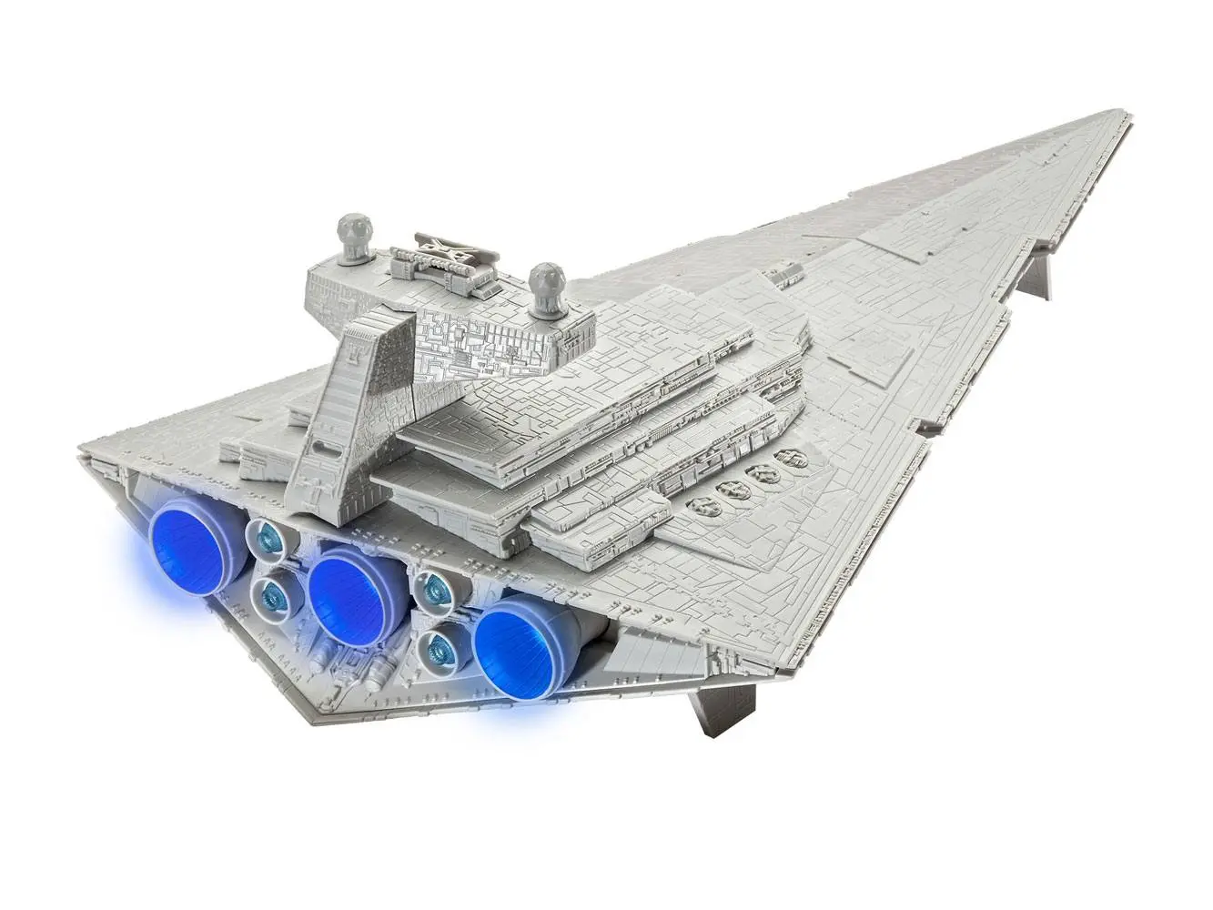 Star Wars Build &amp; Play Model Kit with Sound &amp; Light Up 1/4000 Imperial Star Destroyer product photo