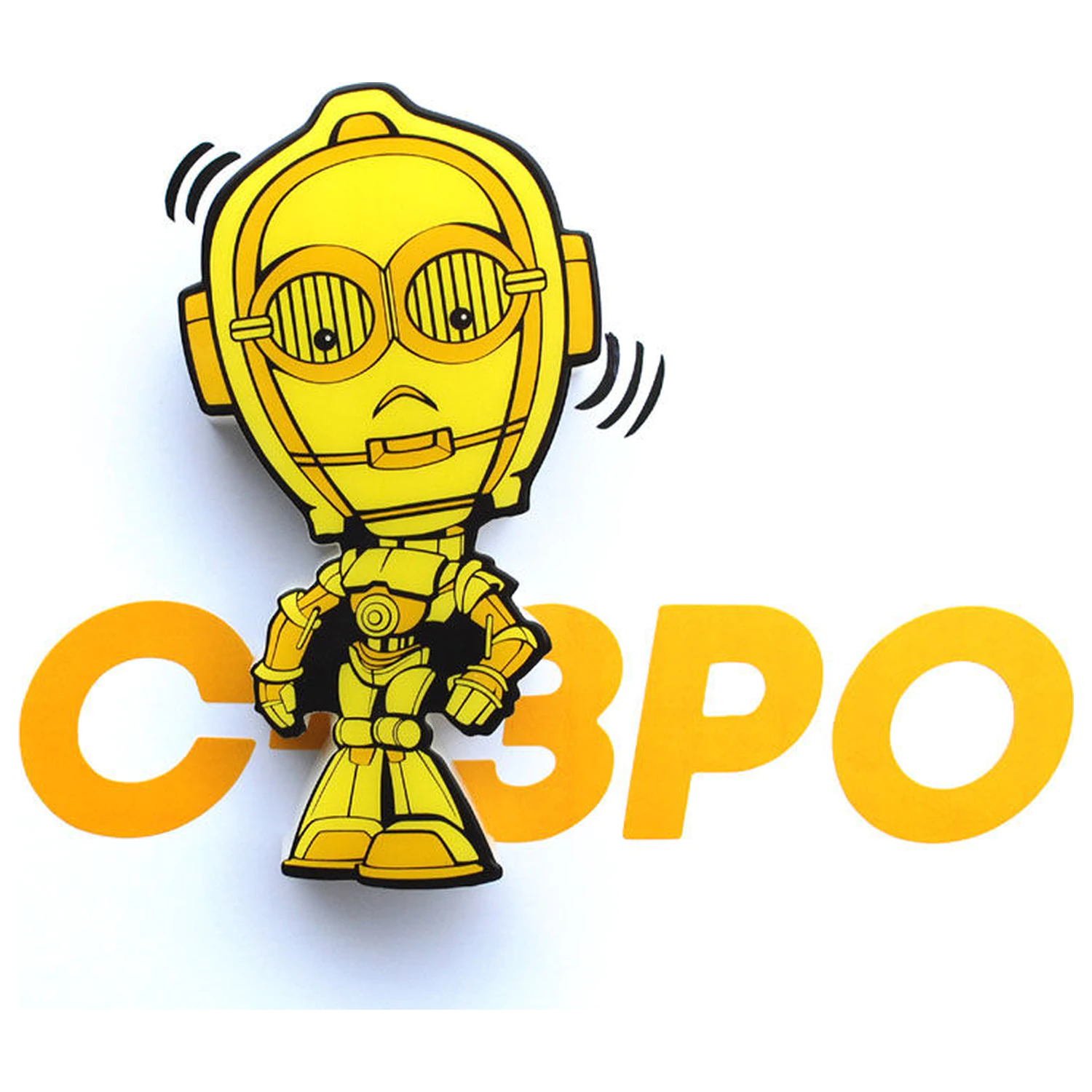 Star Wars C-3PO 3D Light FX mini lamp product photo