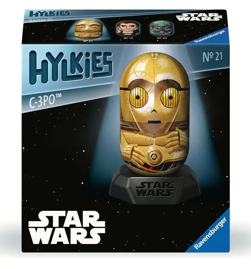 Star Wars Hylkies 3D Puzzle C-3PO (55 pieces) product photo