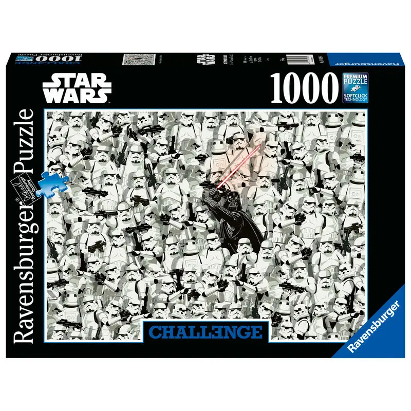 Star Wars Challenge Jigsaw Puzzle Darth Vader & Stormtroopers (1000 pieces) [DAMAGED PACKAGE] product photo