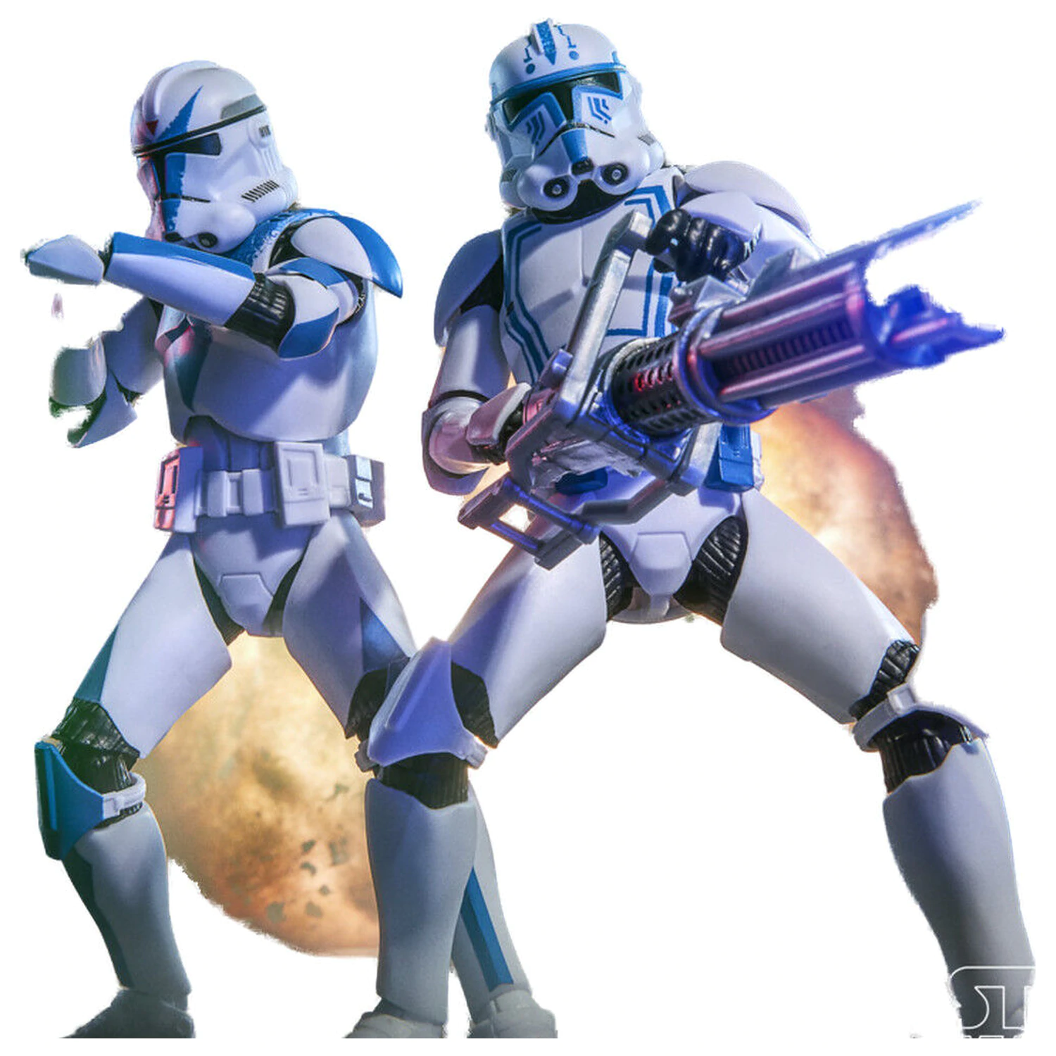 Star Wars Clone Trooper Dogma & Clone Trooper Hardcase pack 2 figures 15cm product photo