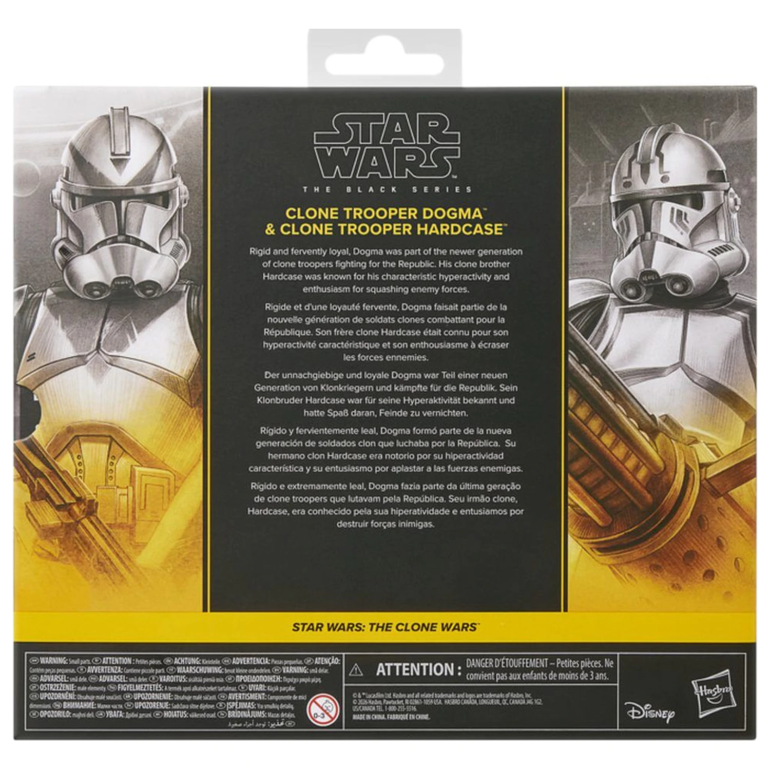 Star Wars Clone Trooper Dogma & Clone Trooper Hardcase pack 2 figures 15cm product photo