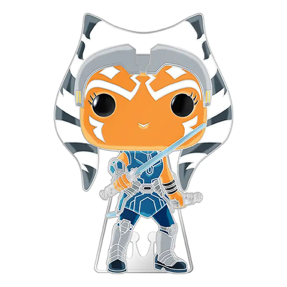 Star Wars Clone Wars Loungefly POP! Enamel Pin Ahsoka (Glow-in-the-Dark) 10 cm product photo