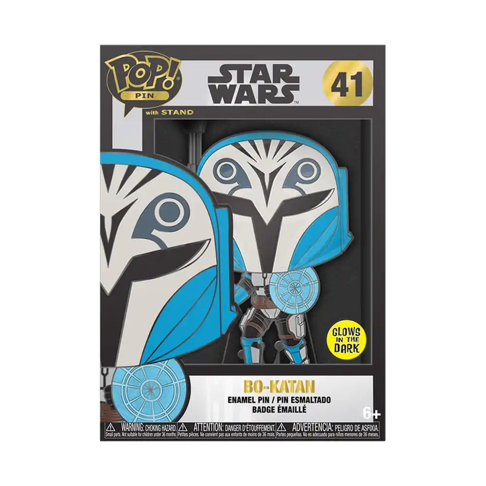 Star Wars Clone Wars Loungefly POP! Enamel Pin Bo-Katan (Glow-in-the-Dark) 10 cm product photo