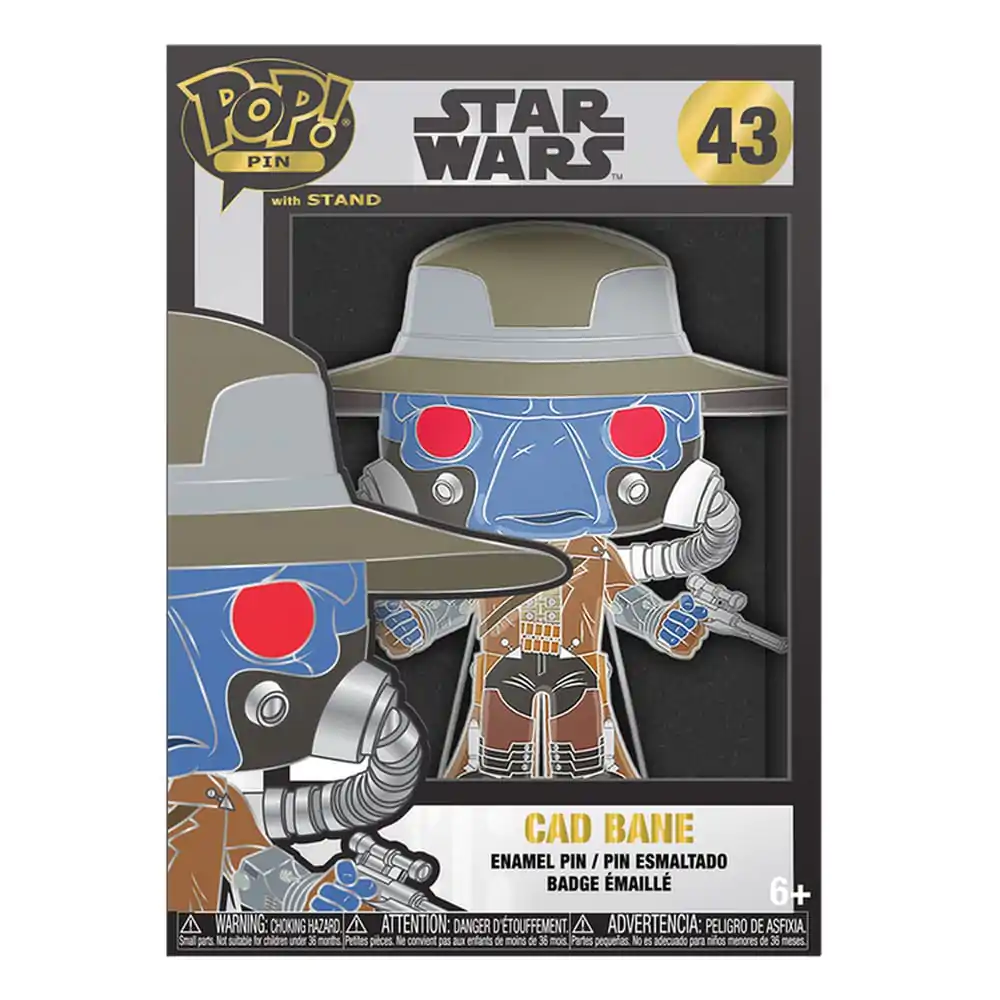 Star Wars Clone Wars Loungefly POP! Enamel Pin Cad Bane 10 cm product photo