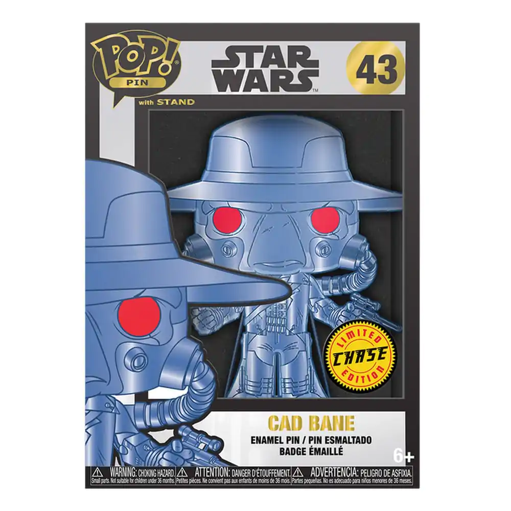 Star Wars Clone Wars Loungefly POP! Enamel Pin Cad Bane 10 cm product photo