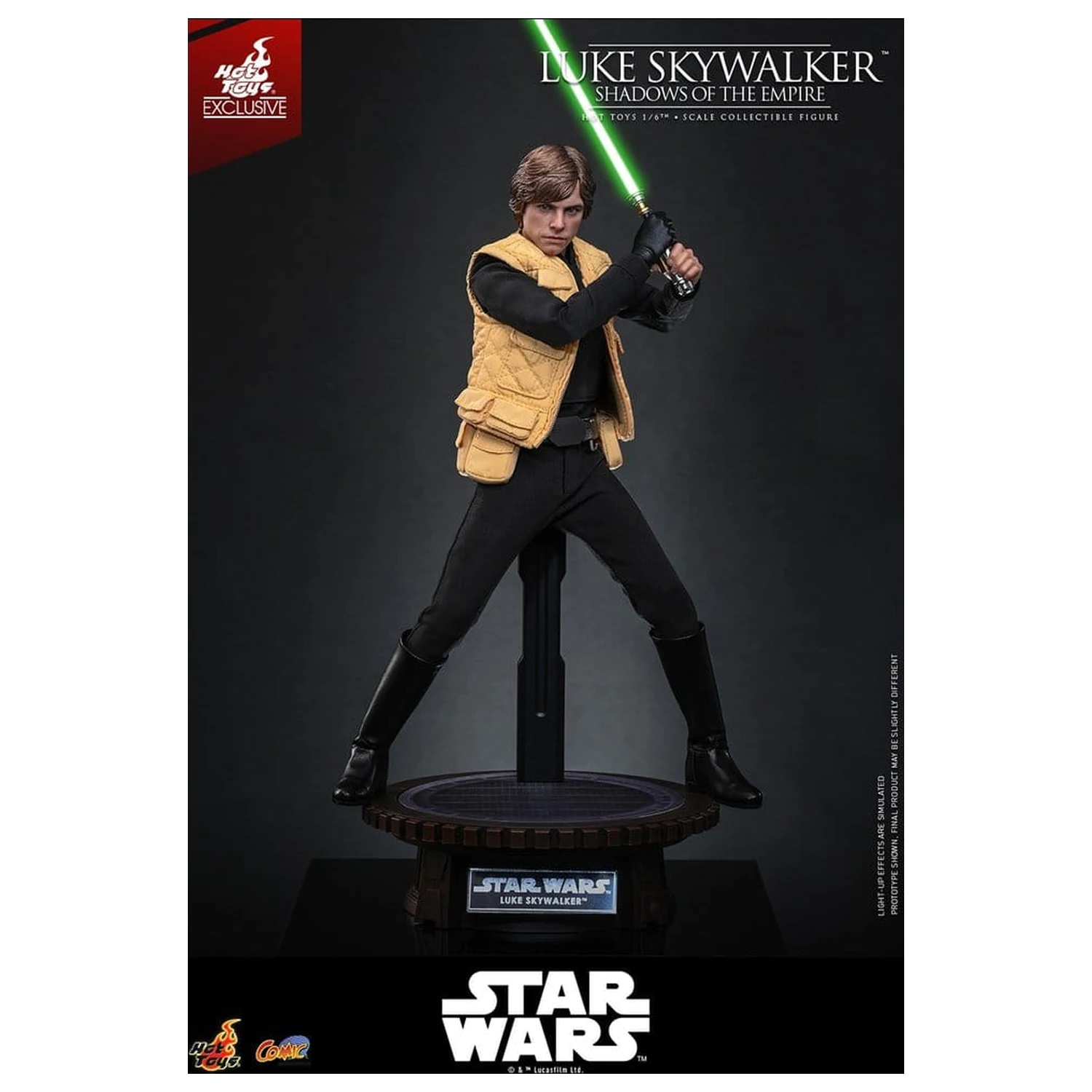Star Wars Comic Masterpiece Action Figure 1/6 Luke Skywalker (Shadows Of The Empire) 28 cm product photo