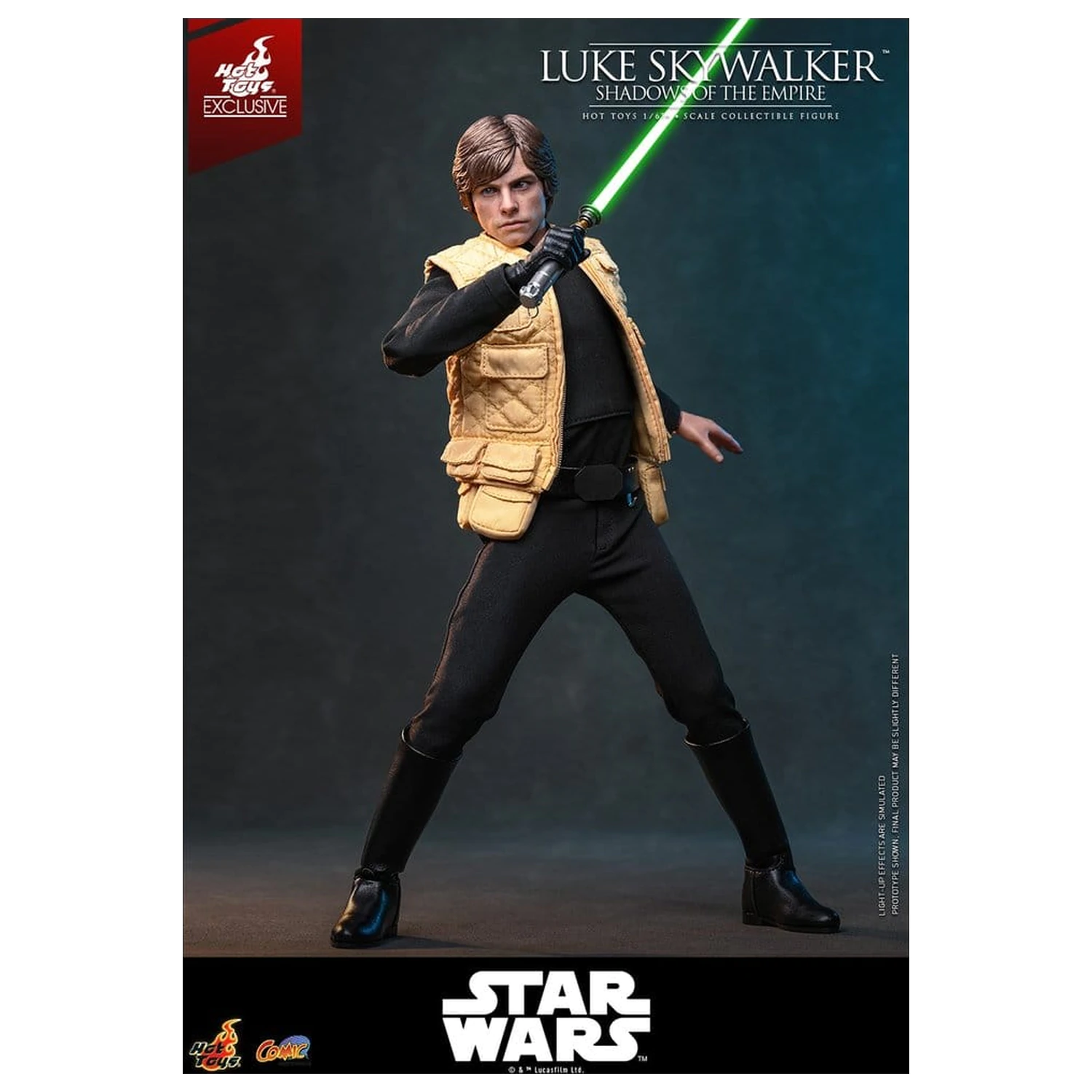 Star Wars Comic Masterpiece Action Figure 1/6 Luke Skywalker (Shadows Of The Empire) 28 cm product photo