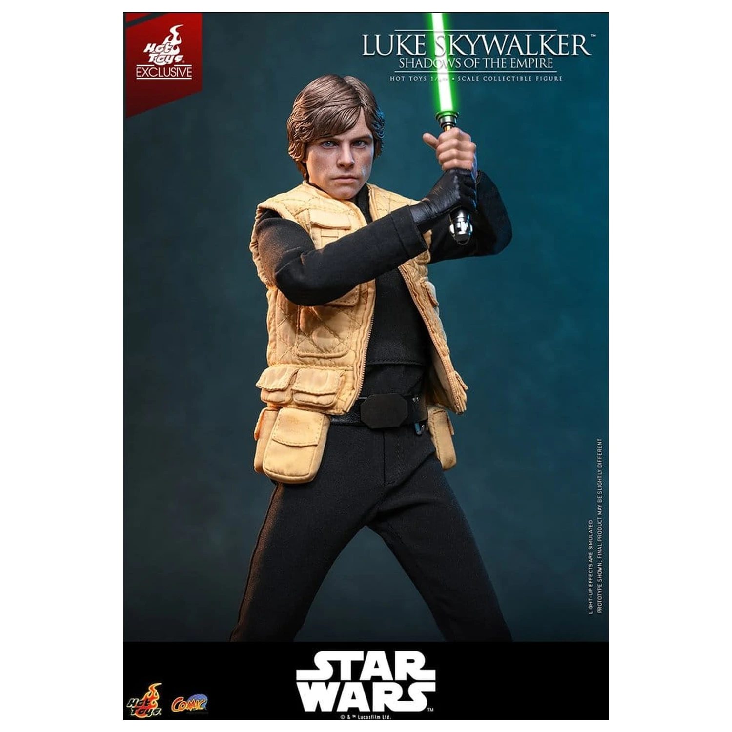 Star Wars Comic Masterpiece Action Figure 1/6 Luke Skywalker (Shadows Of The Empire) 28 cm product photo
