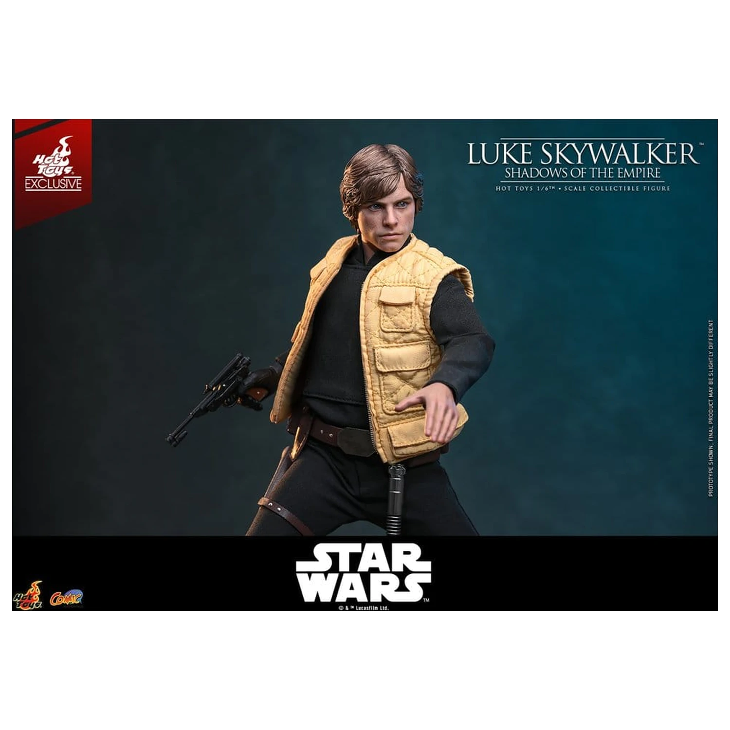 Star Wars Comic Masterpiece Action Figure 1/6 Luke Skywalker (Shadows Of The Empire) 28 cm product photo