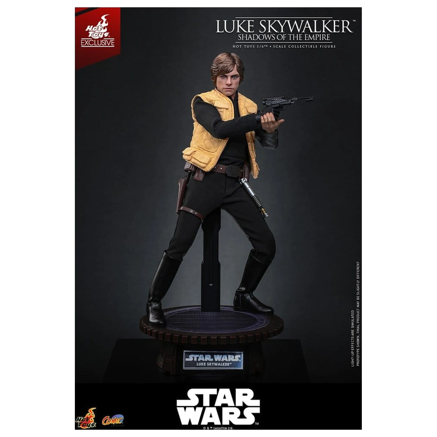 Star Wars Comic Masterpiece Action Figure 1/6 Luke Skywalker (Shadows Of The Empire) 28 cm product photo