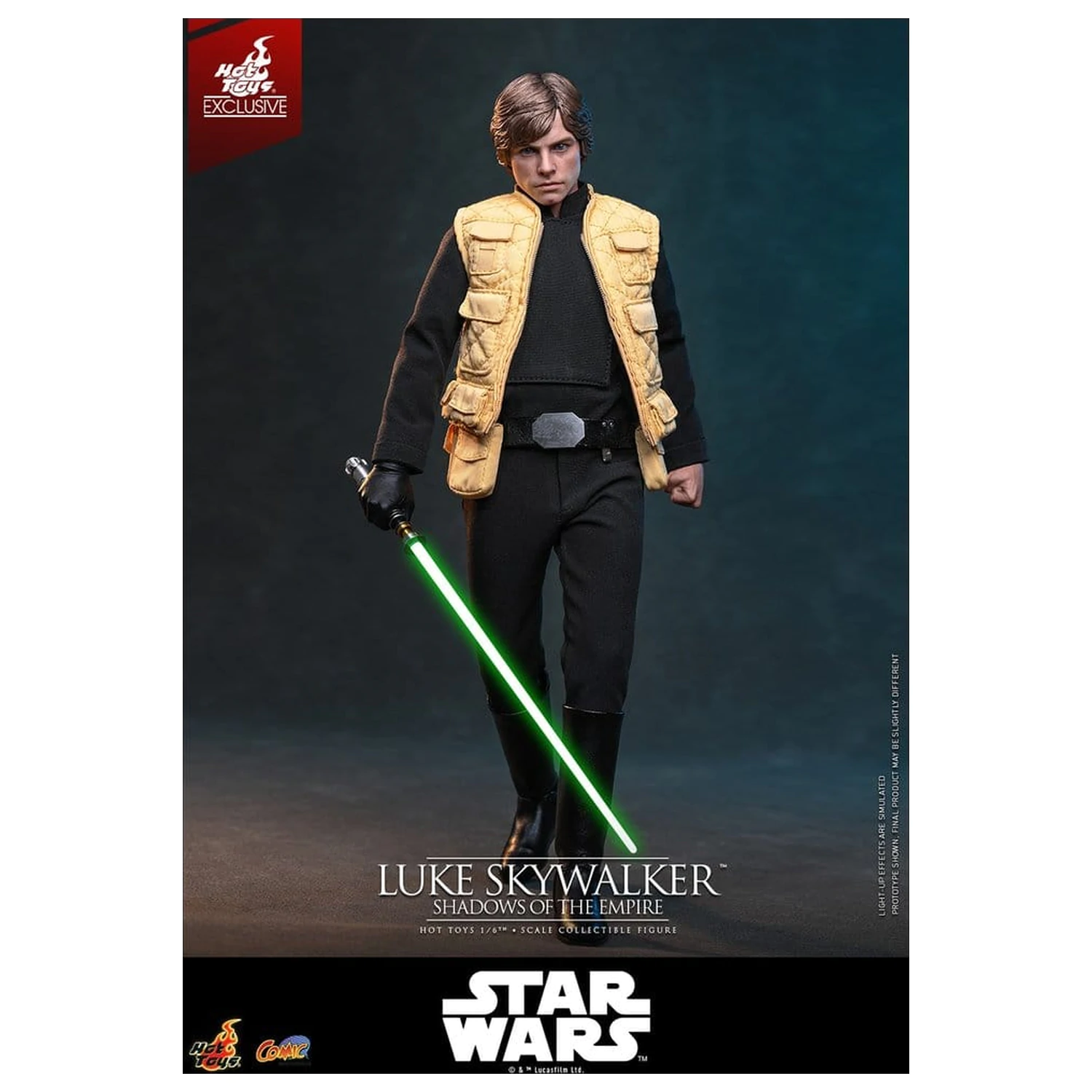 Star Wars Comic Masterpiece Action Figure 1/6 Luke Skywalker (Shadows Of The Empire) 28 cm product photo