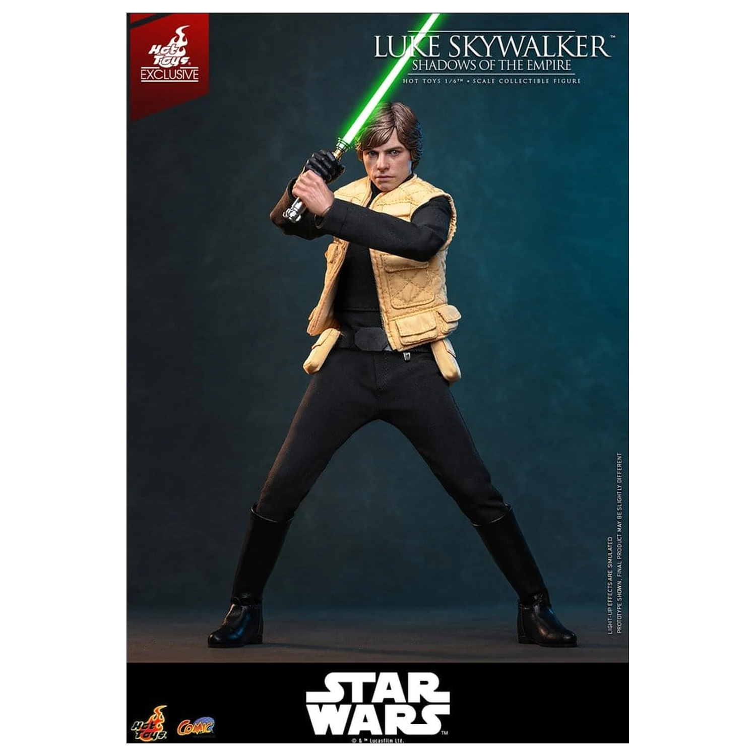 Star Wars Comic Masterpiece Action Figure 1/6 Luke Skywalker (Shadows Of The Empire) 28 cm product photo