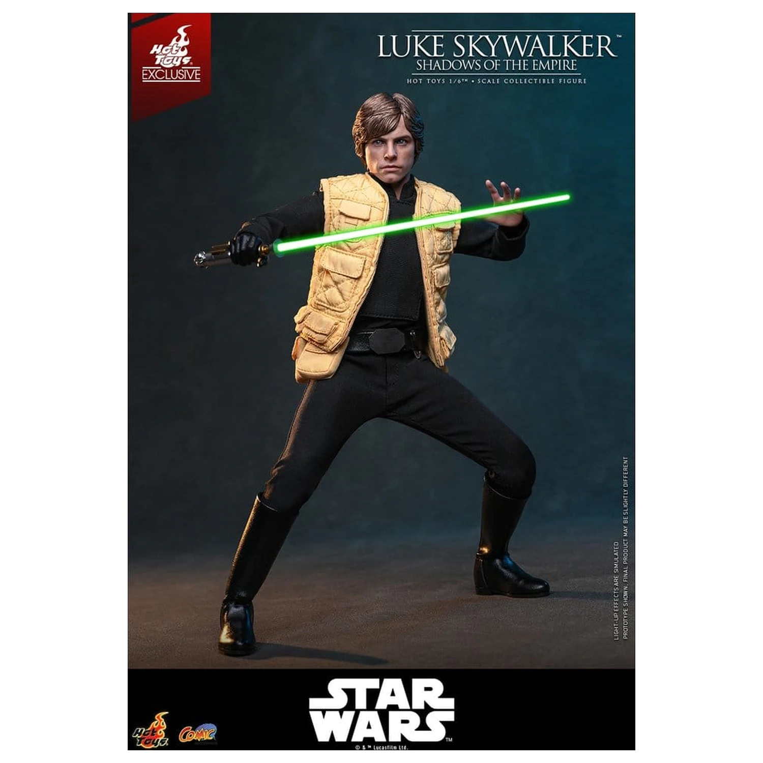 Star Wars Comic Masterpiece Action Figure 1/6 Luke Skywalker (Shadows Of The Empire) 28 cm product photo