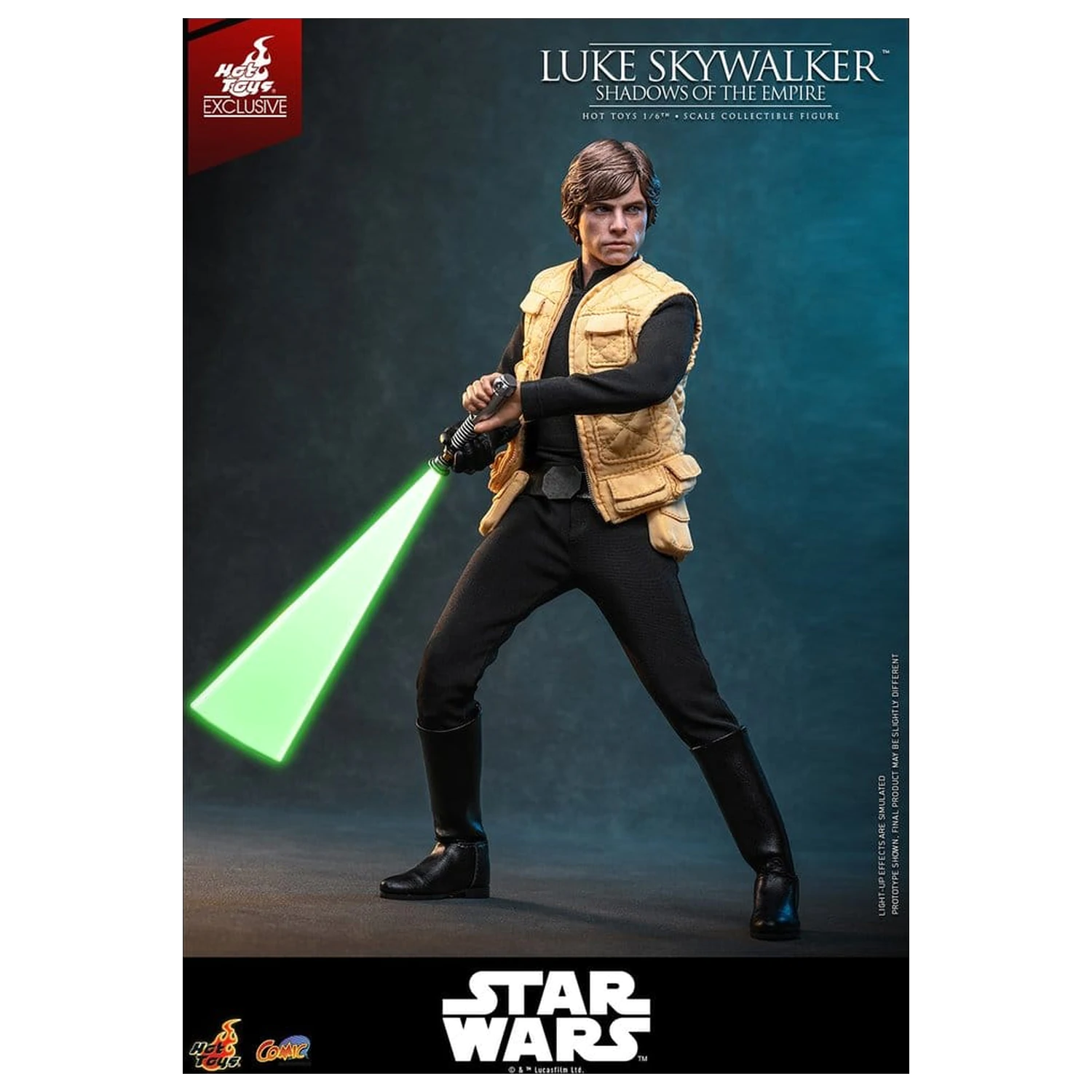 Star Wars Comic Masterpiece Action Figure 1/6 Luke Skywalker (Shadows Of The Empire) 28 cm product photo