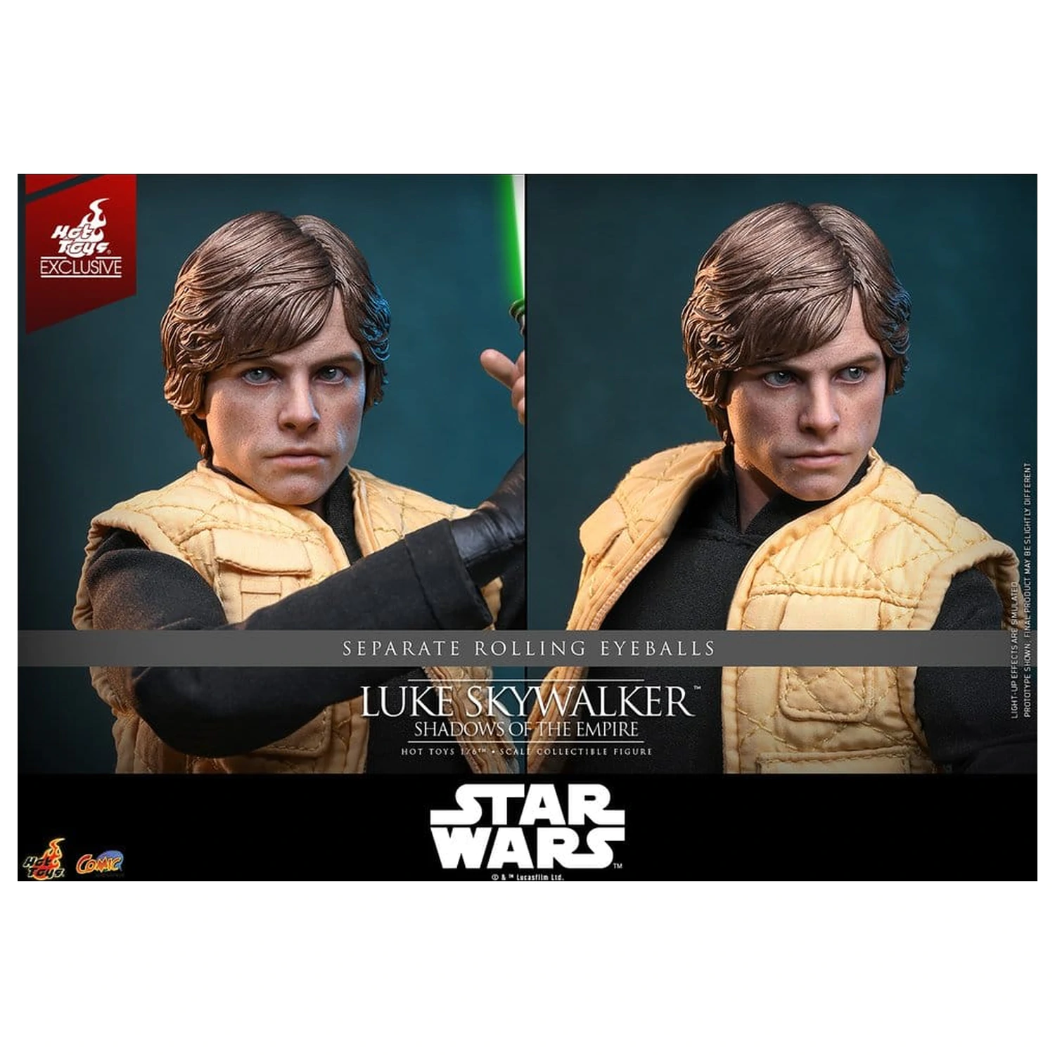 Star Wars Comic Masterpiece Action Figure 1/6 Luke Skywalker (Shadows Of The Empire) 28 cm product photo