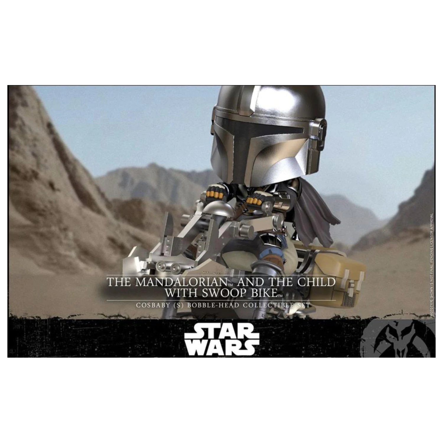 Star Wars Cosbaby Wave 1 The Mandalorian & The Child Swoop Bike product photo