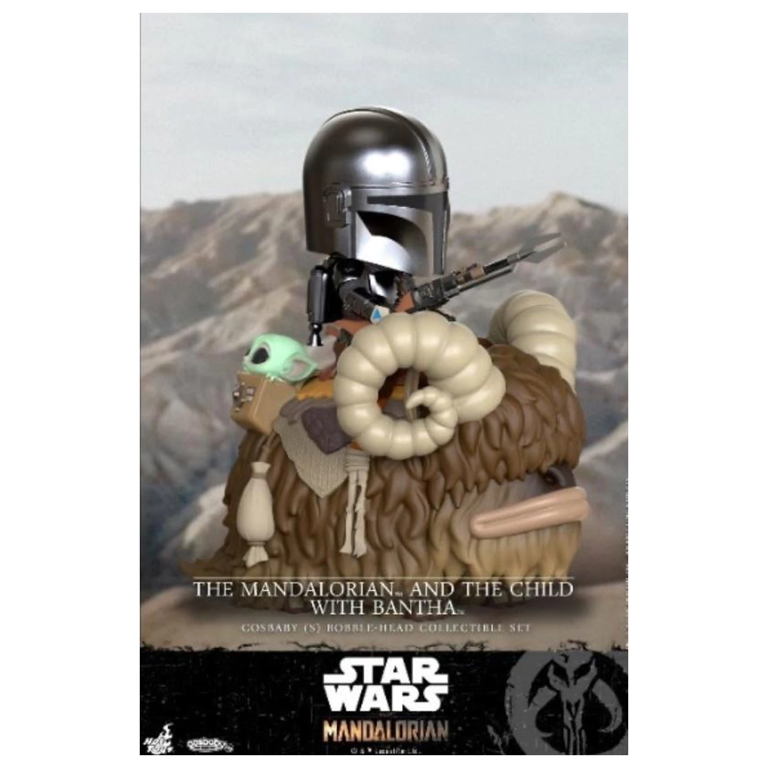 Star Wars Cosbaby Wave 3 The Mandalorian & The Child with Bantha product photo
